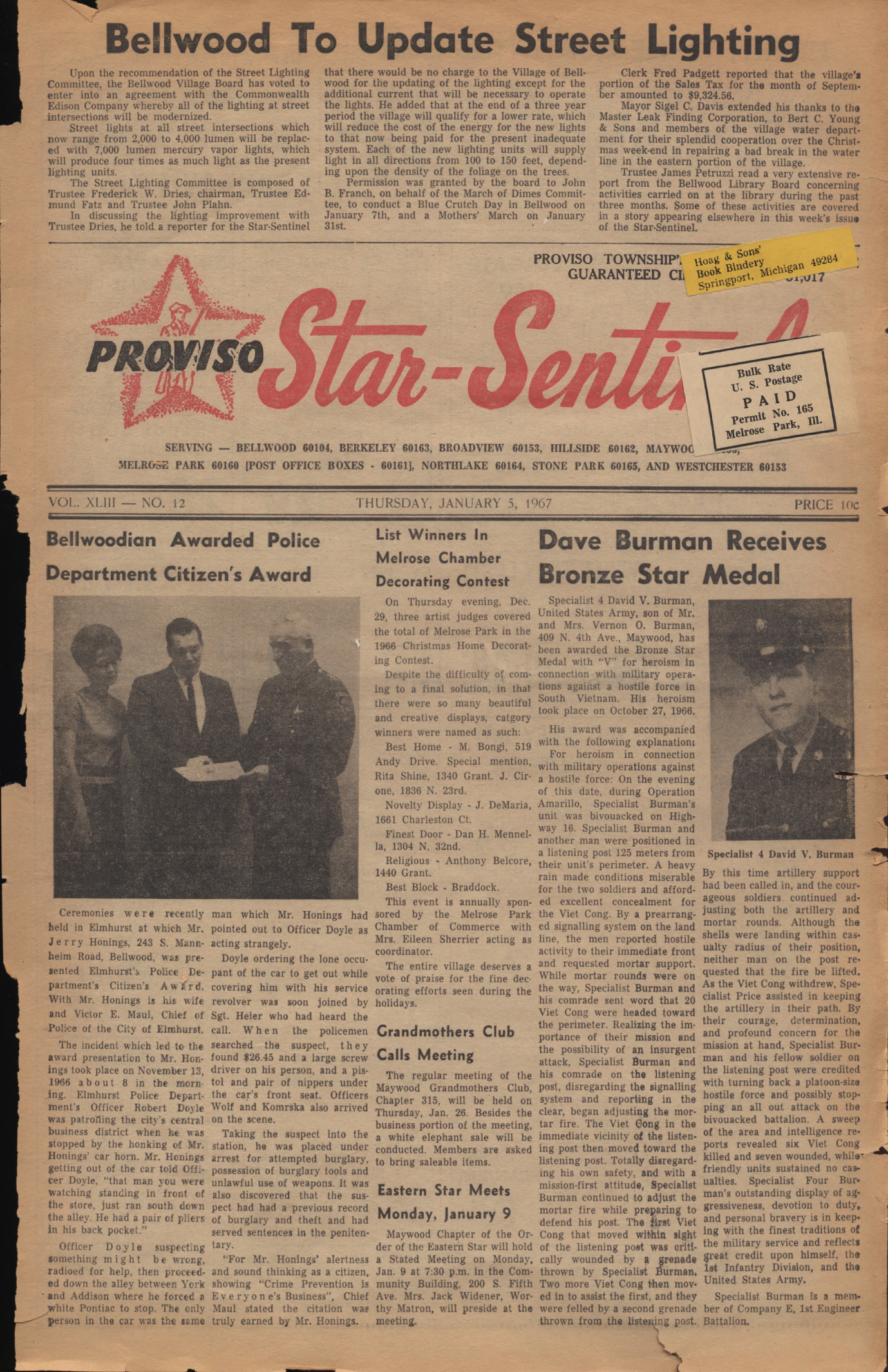 Proviso Star-Sentinel – 19670105