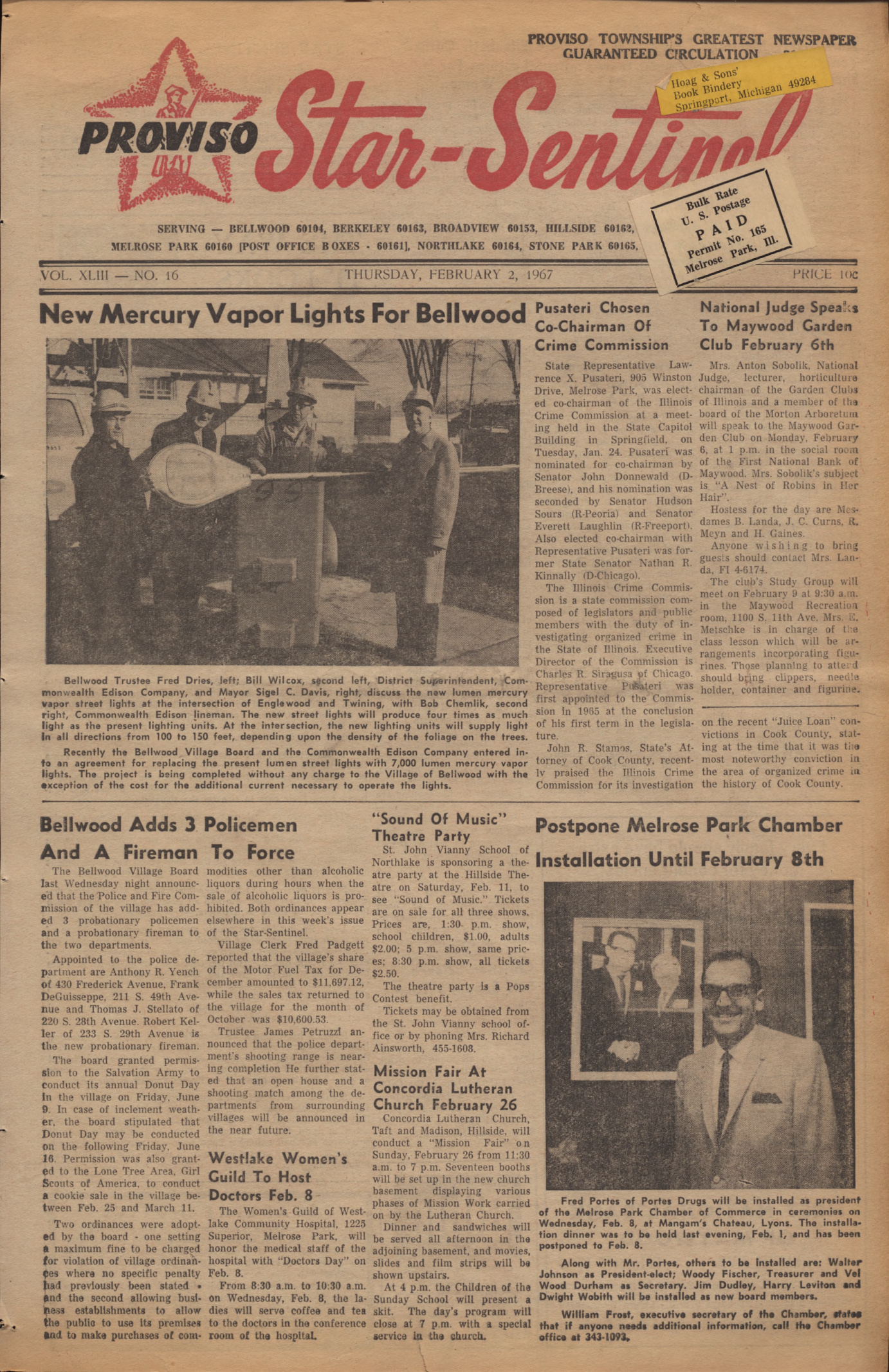 Proviso Star-Sentinel – 19670202