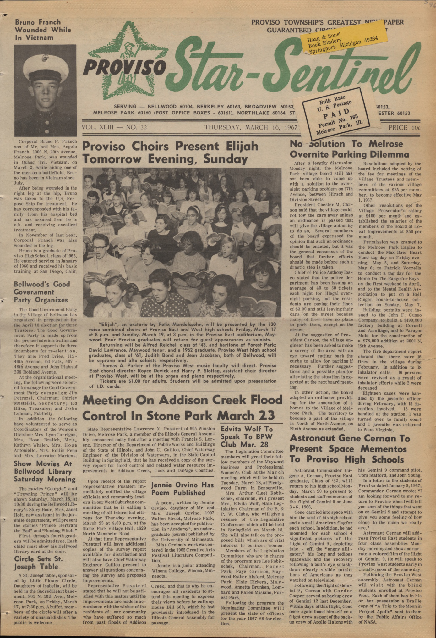 Proviso Star-Sentinel – 19670316