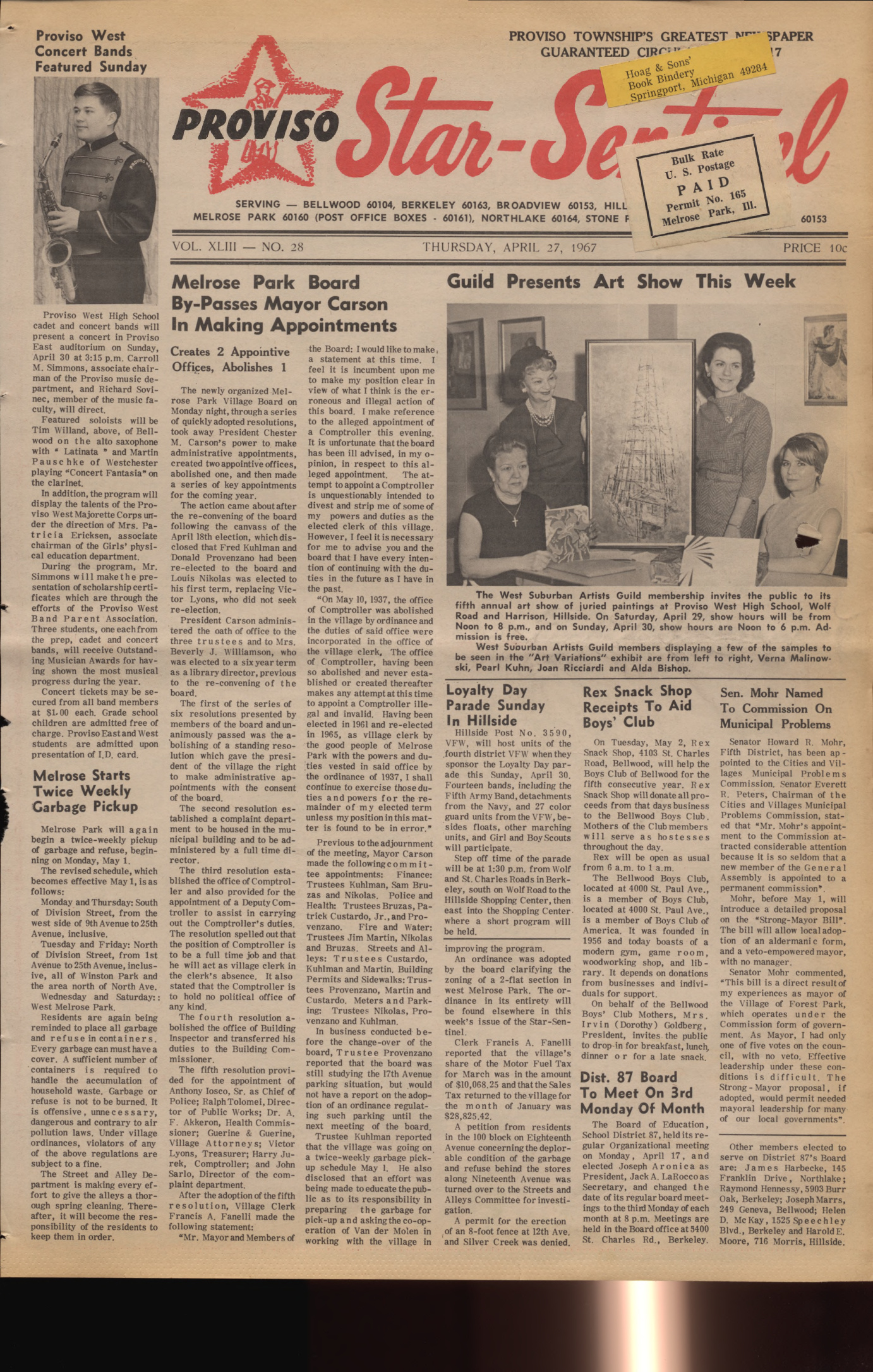 Proviso Star-Sentinel – 19670427