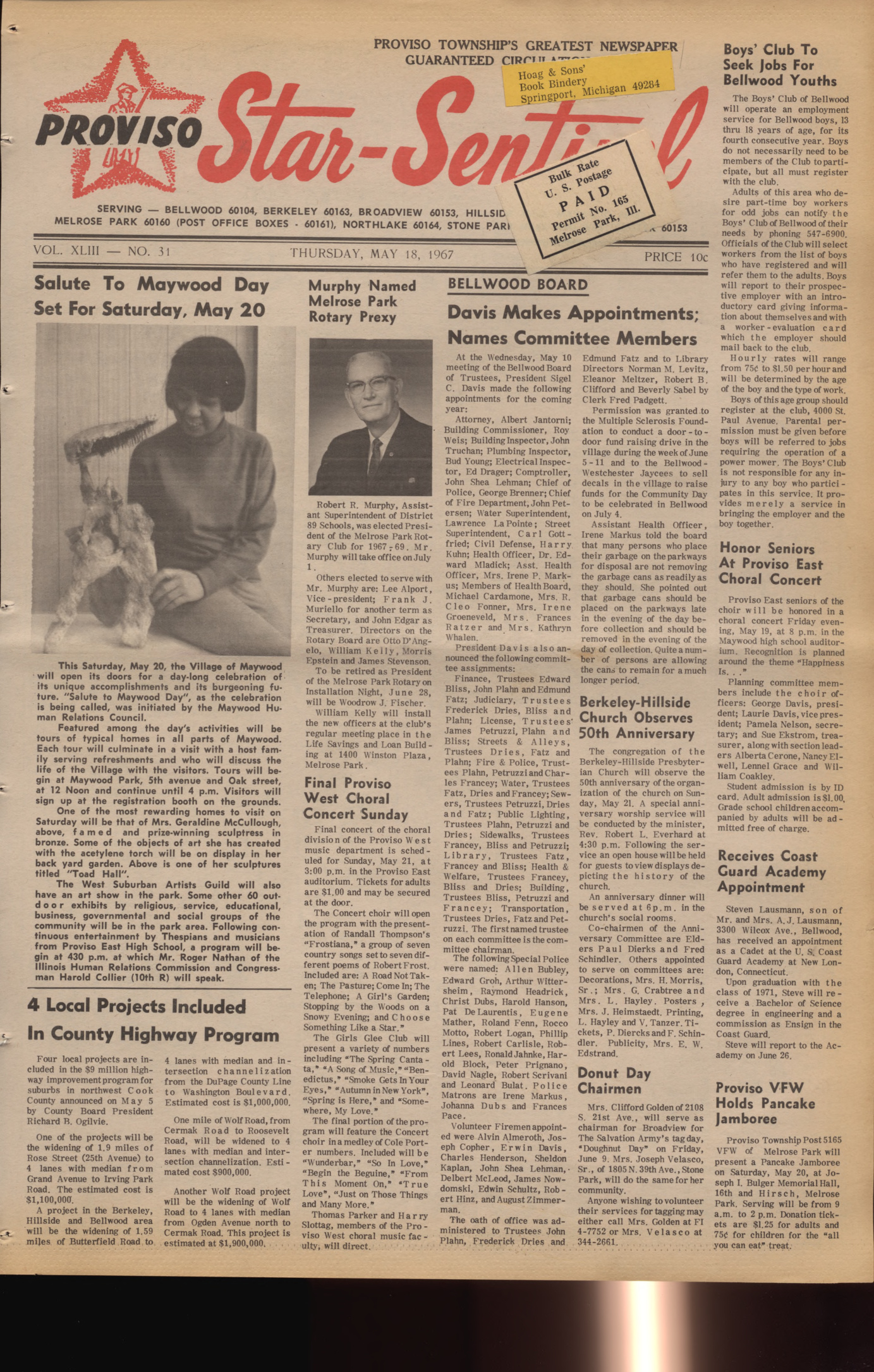 Proviso Star-Sentinel – 19670518