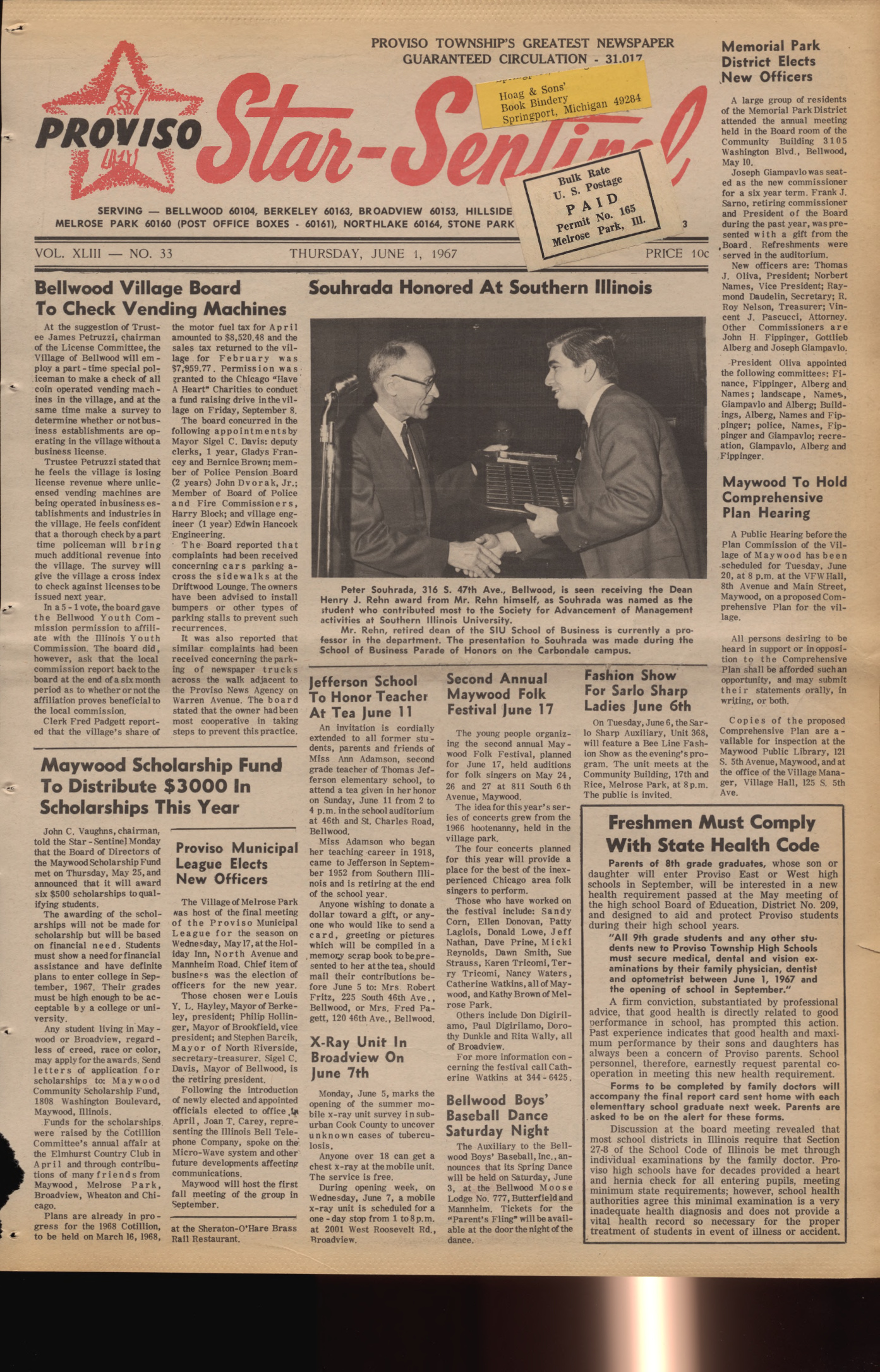 Proviso Star-Sentinel – 19670601