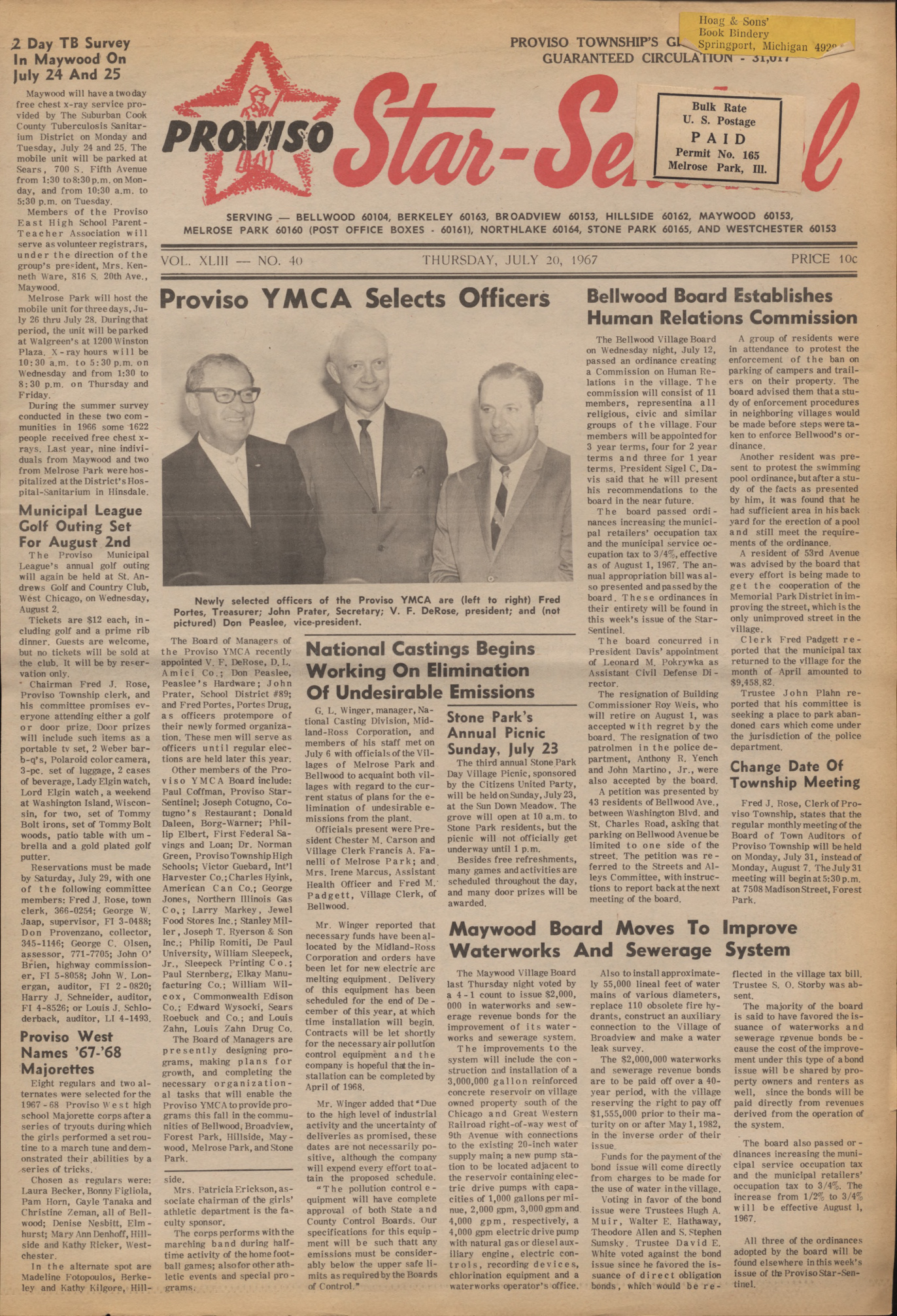 Proviso Star-Sentinel – 19670720