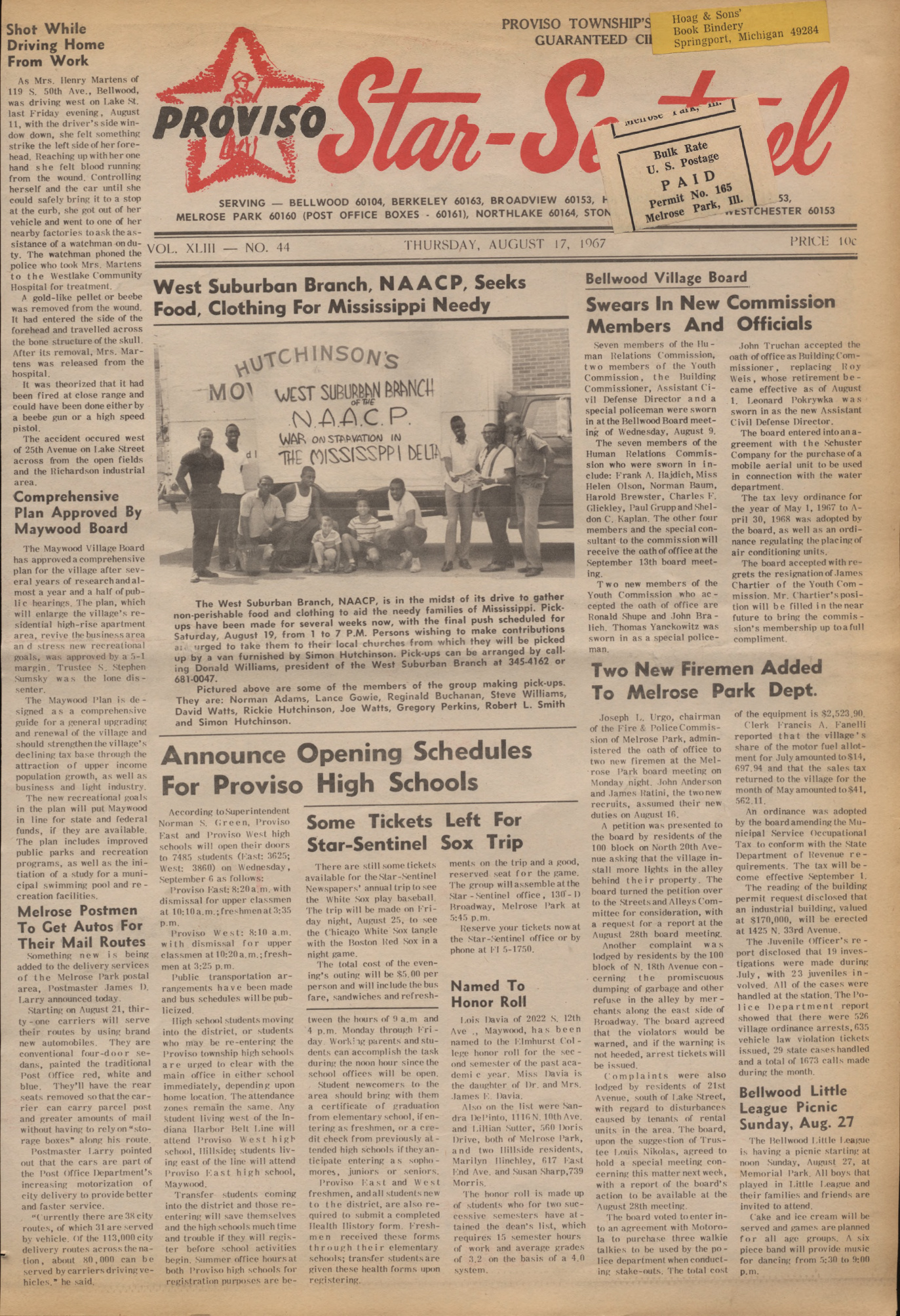 Proviso Star-Sentinel – 19670817