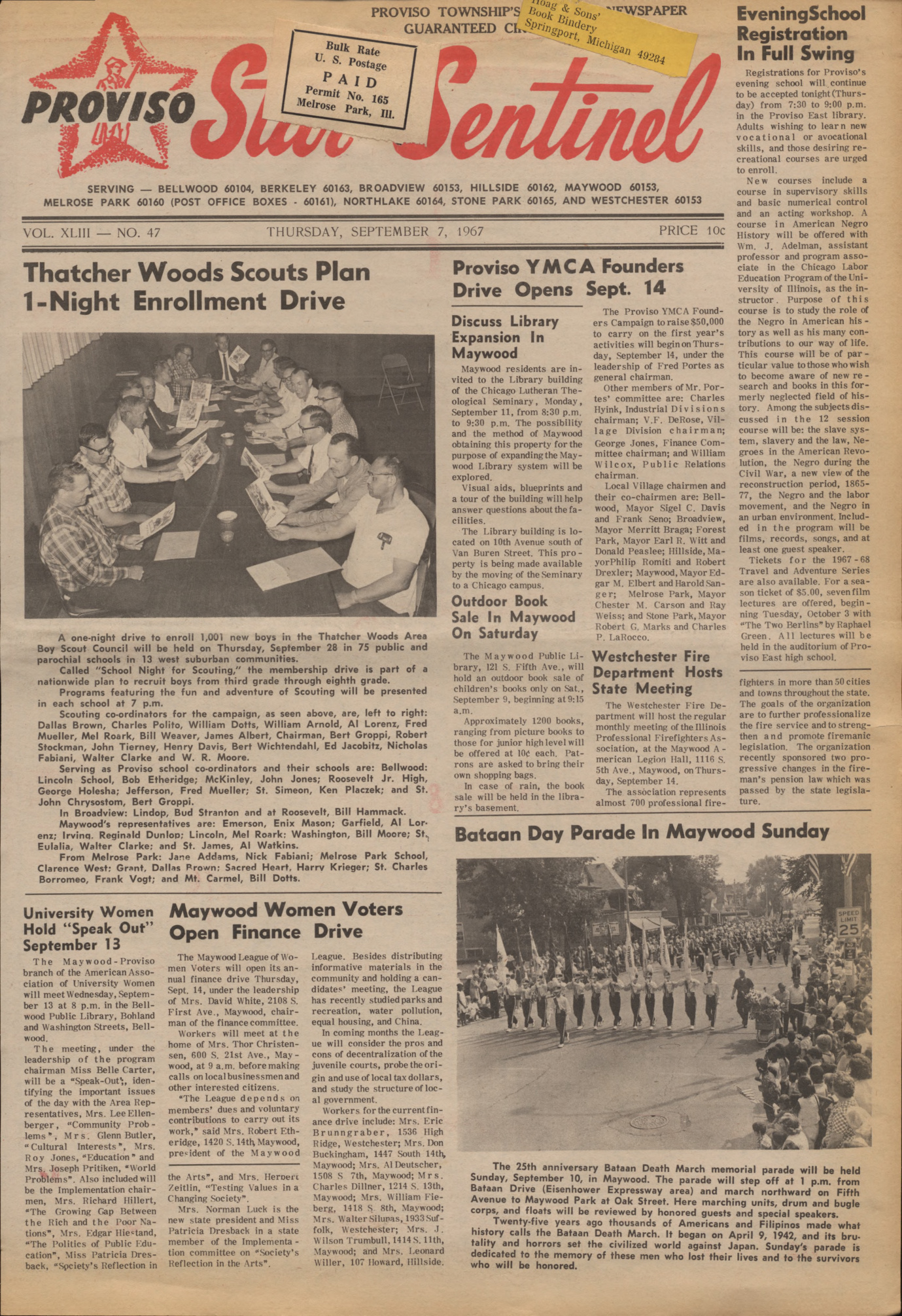 Proviso Star-Sentinel – 19670907