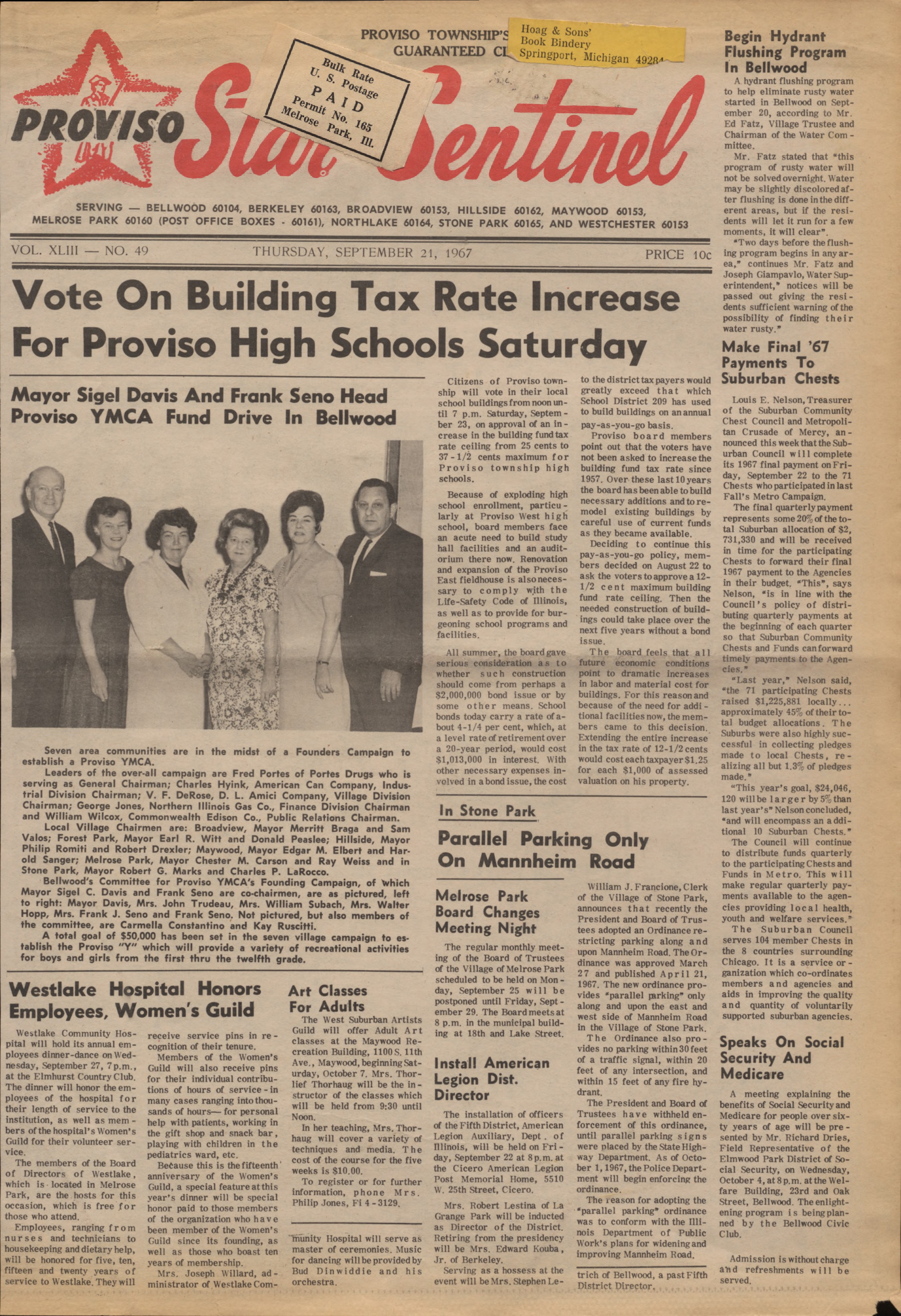 Proviso Star-Sentinel – 19670921