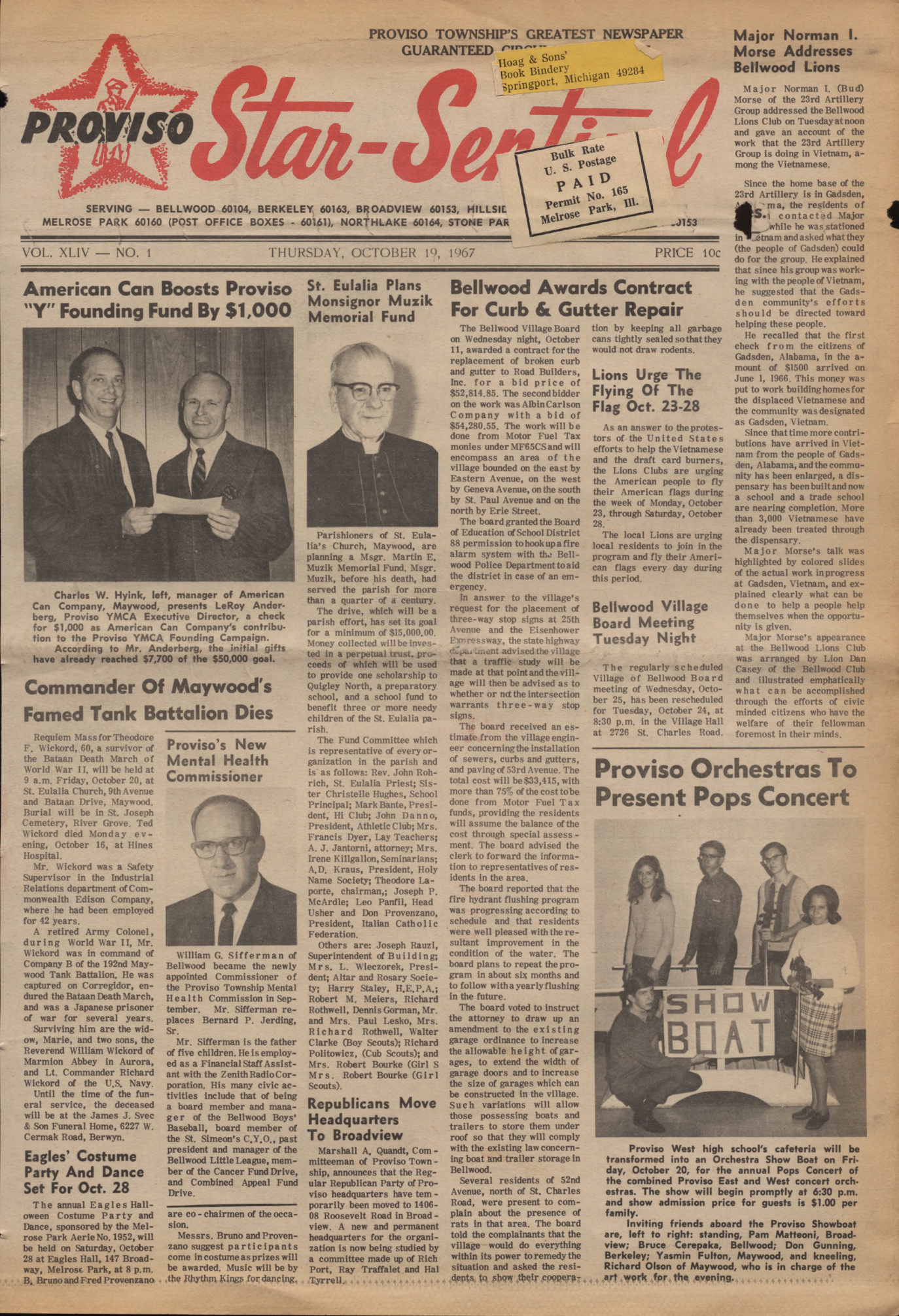 Proviso Star-Sentinel – 19671019