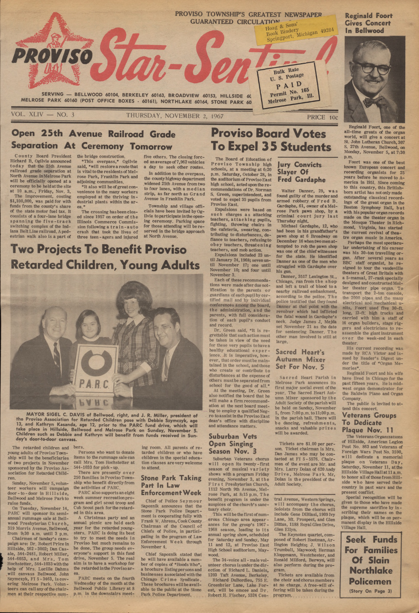 Proviso Star-Sentinel – 19671102