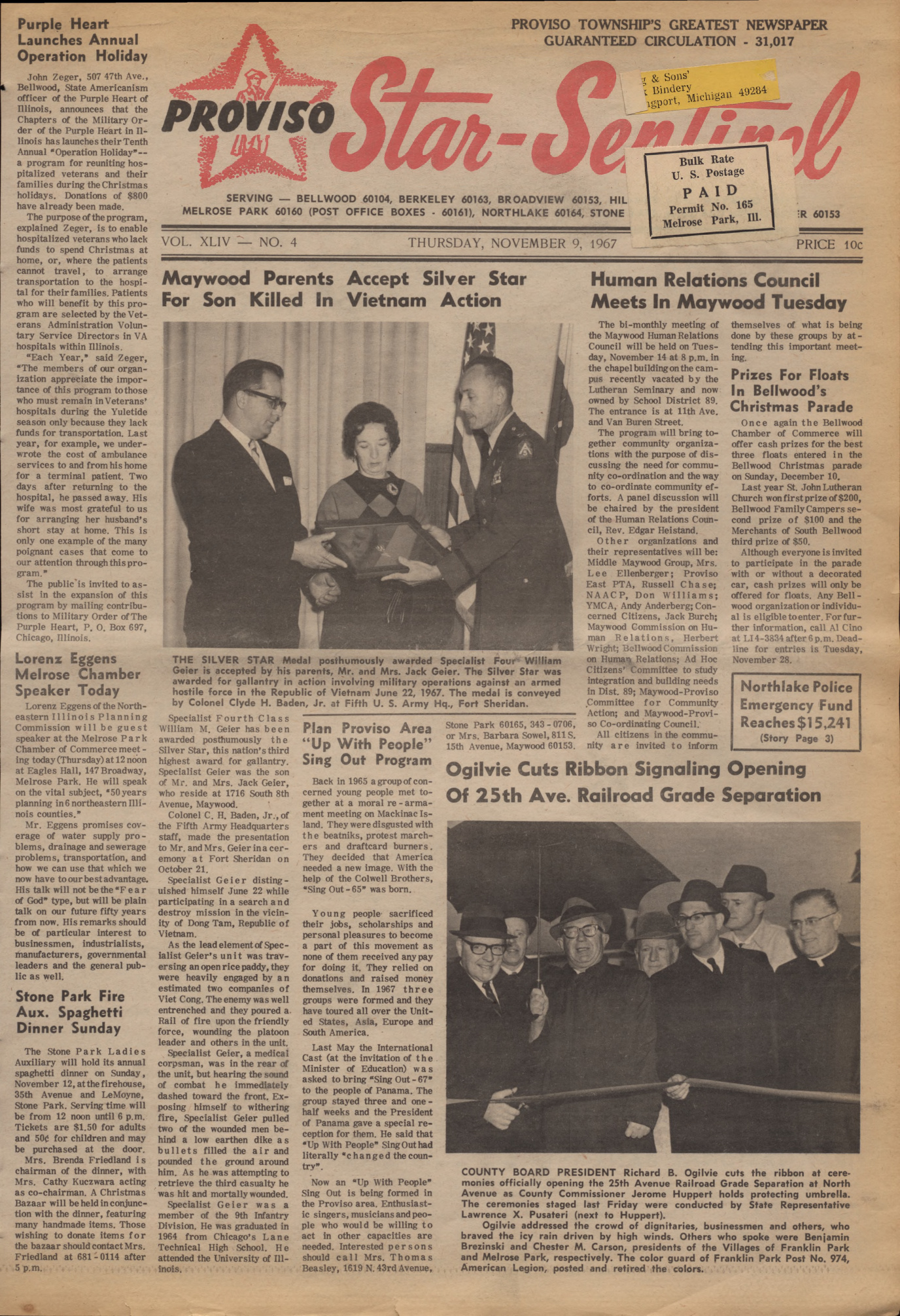 Proviso Star-Sentinel – 19671109