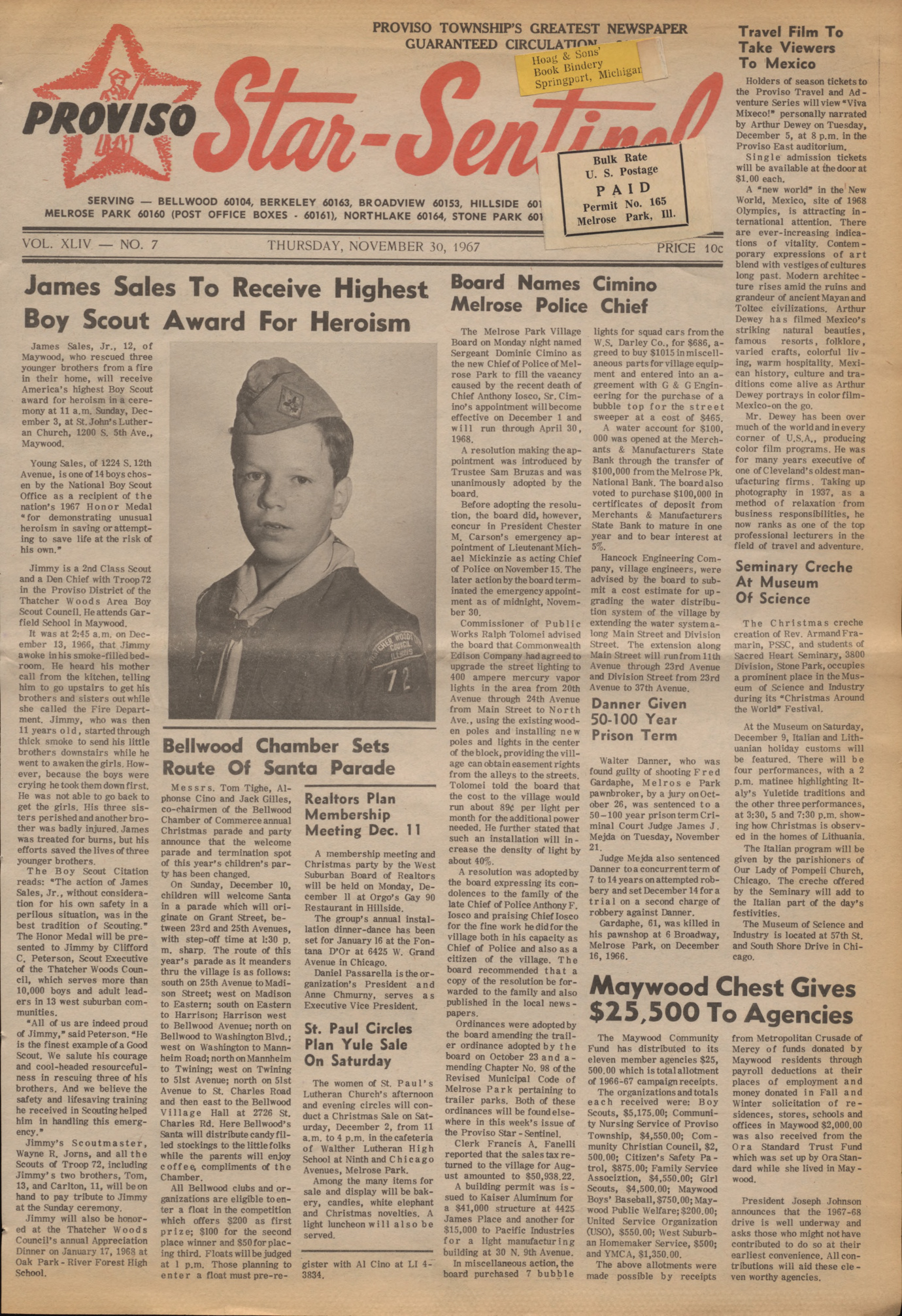 Proviso Star-Sentinel – 19671130