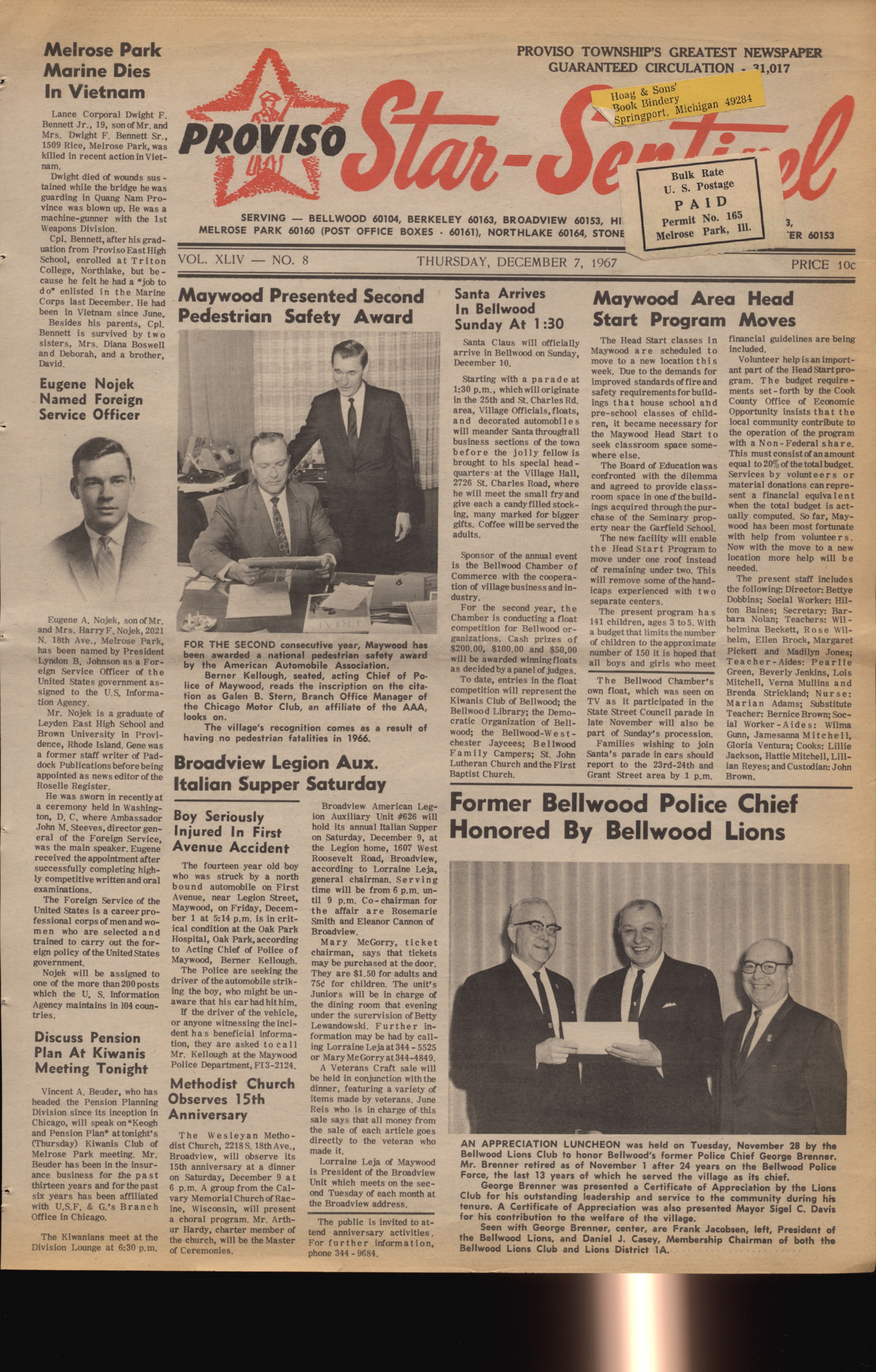 Proviso Star-Sentinel – 19671207