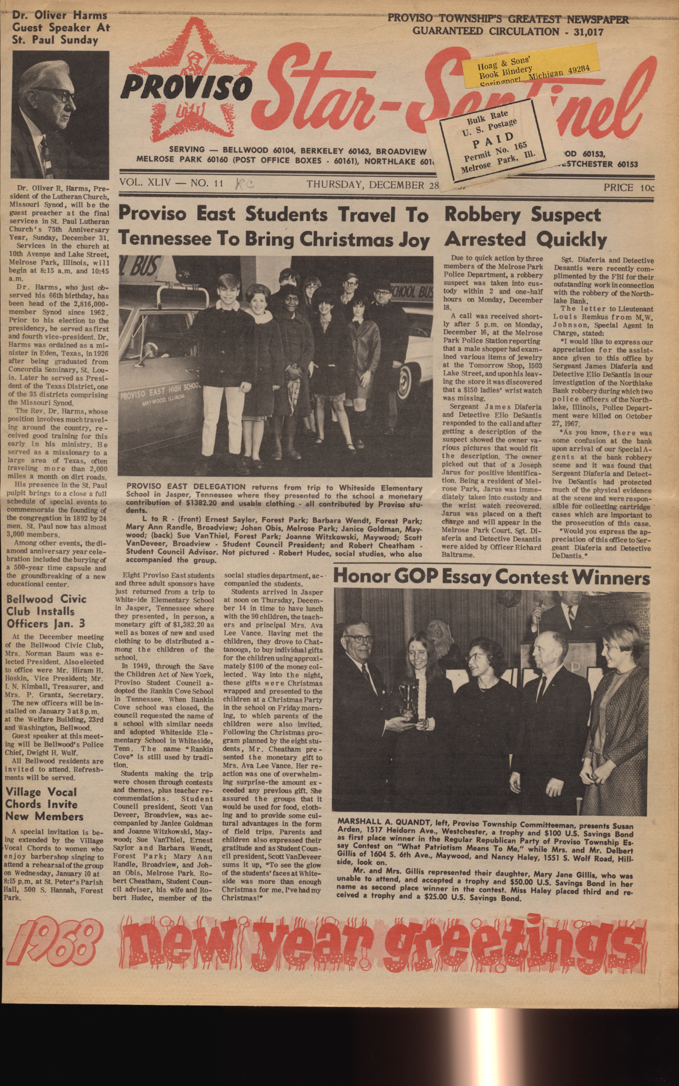 Proviso Star-Sentinel – 19671228