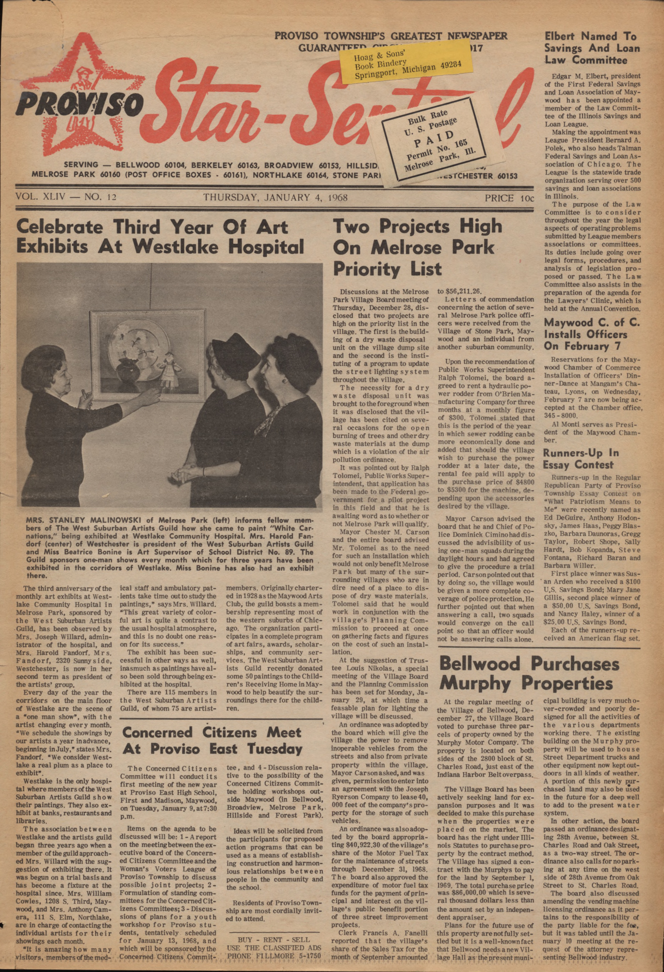 Proviso Star-Sentinel – 19680104