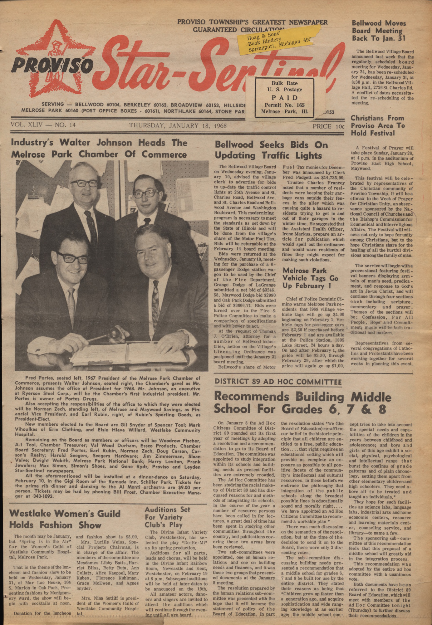 Proviso Star-Sentinel – 19680118