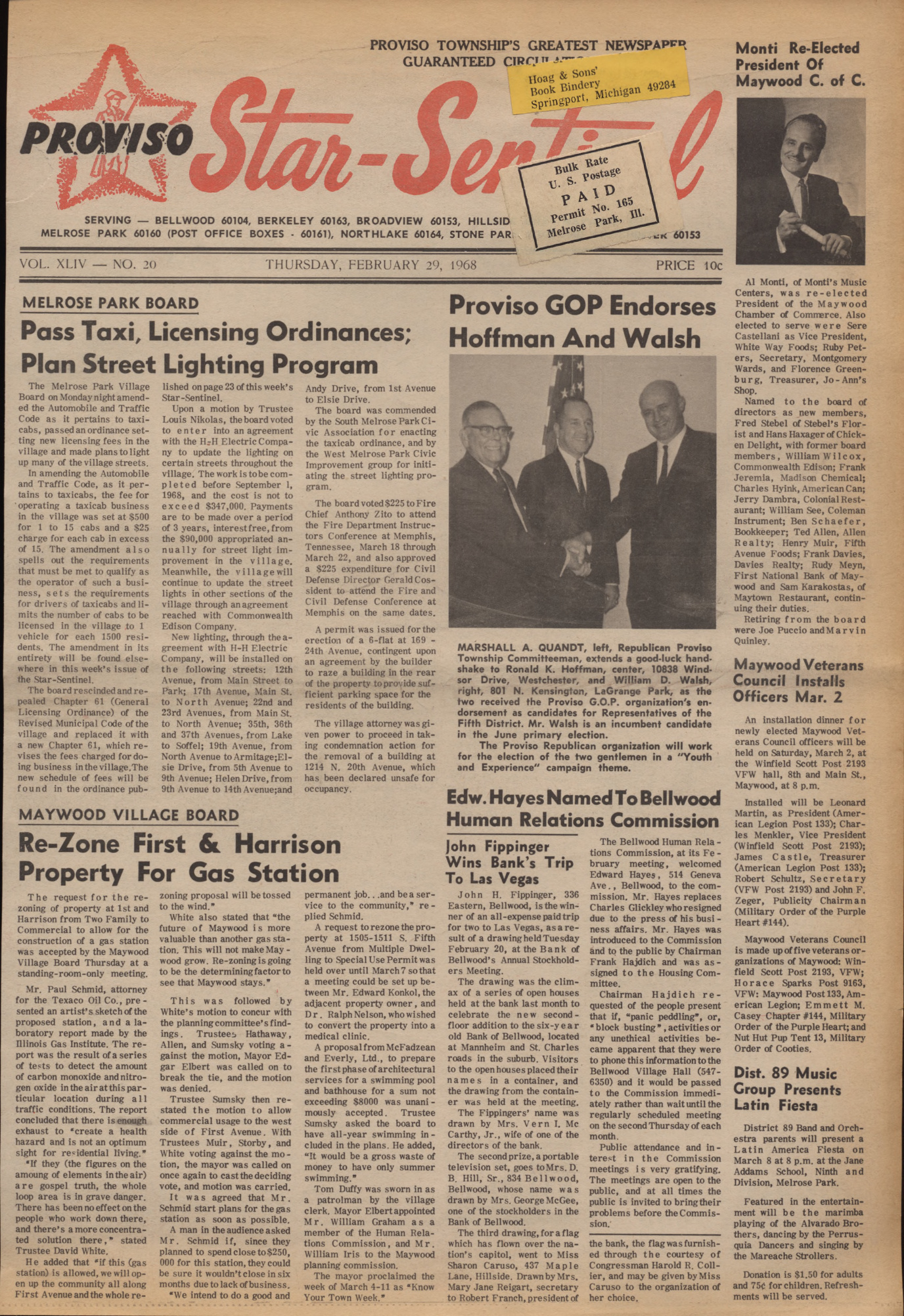 Proviso Star-Sentinel – 19680229