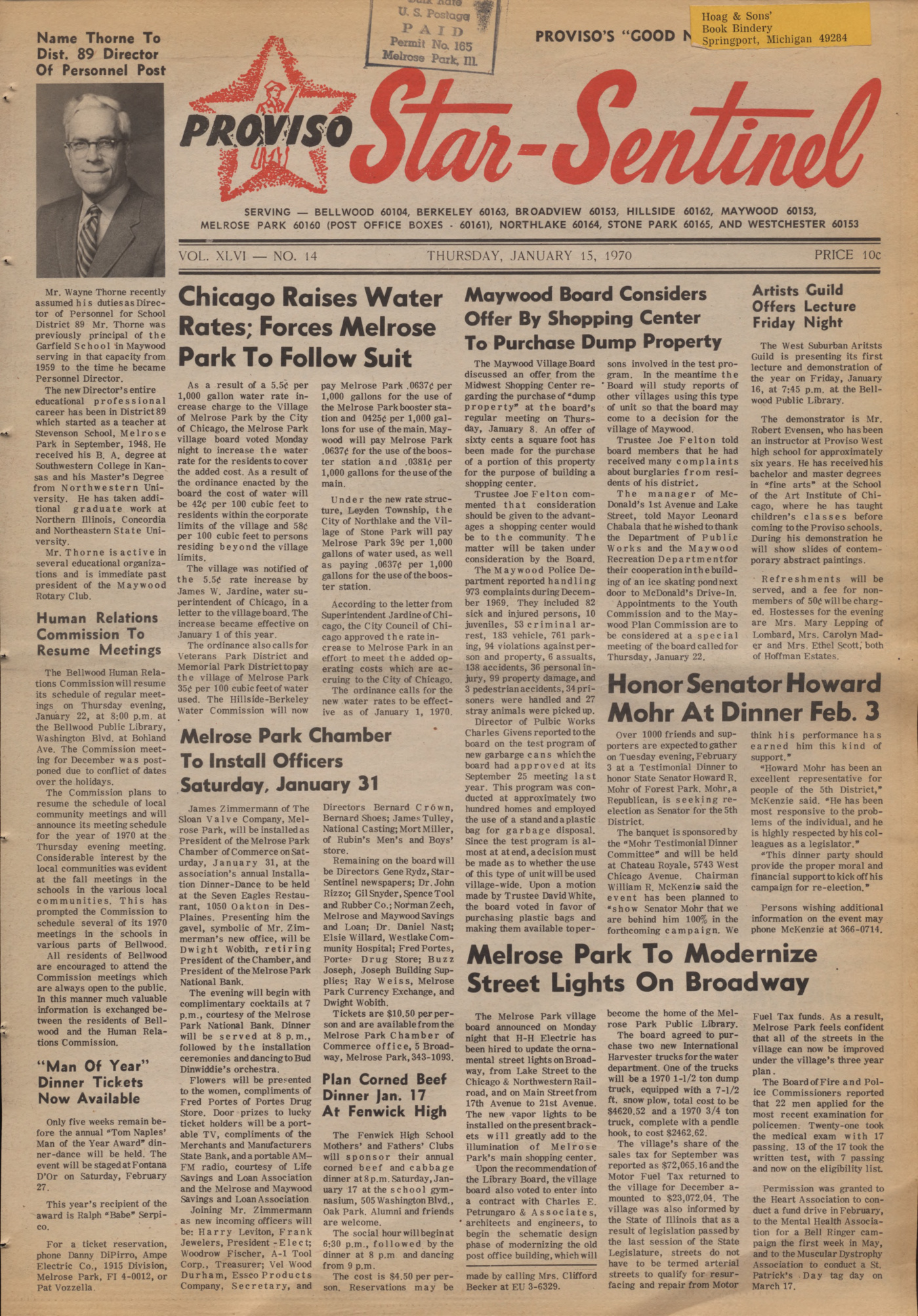Proviso Star-Sentinel – 19700115