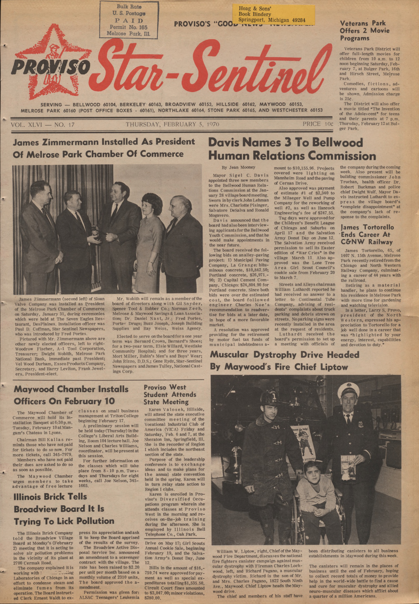 Proviso Star-Sentinel – 19700205