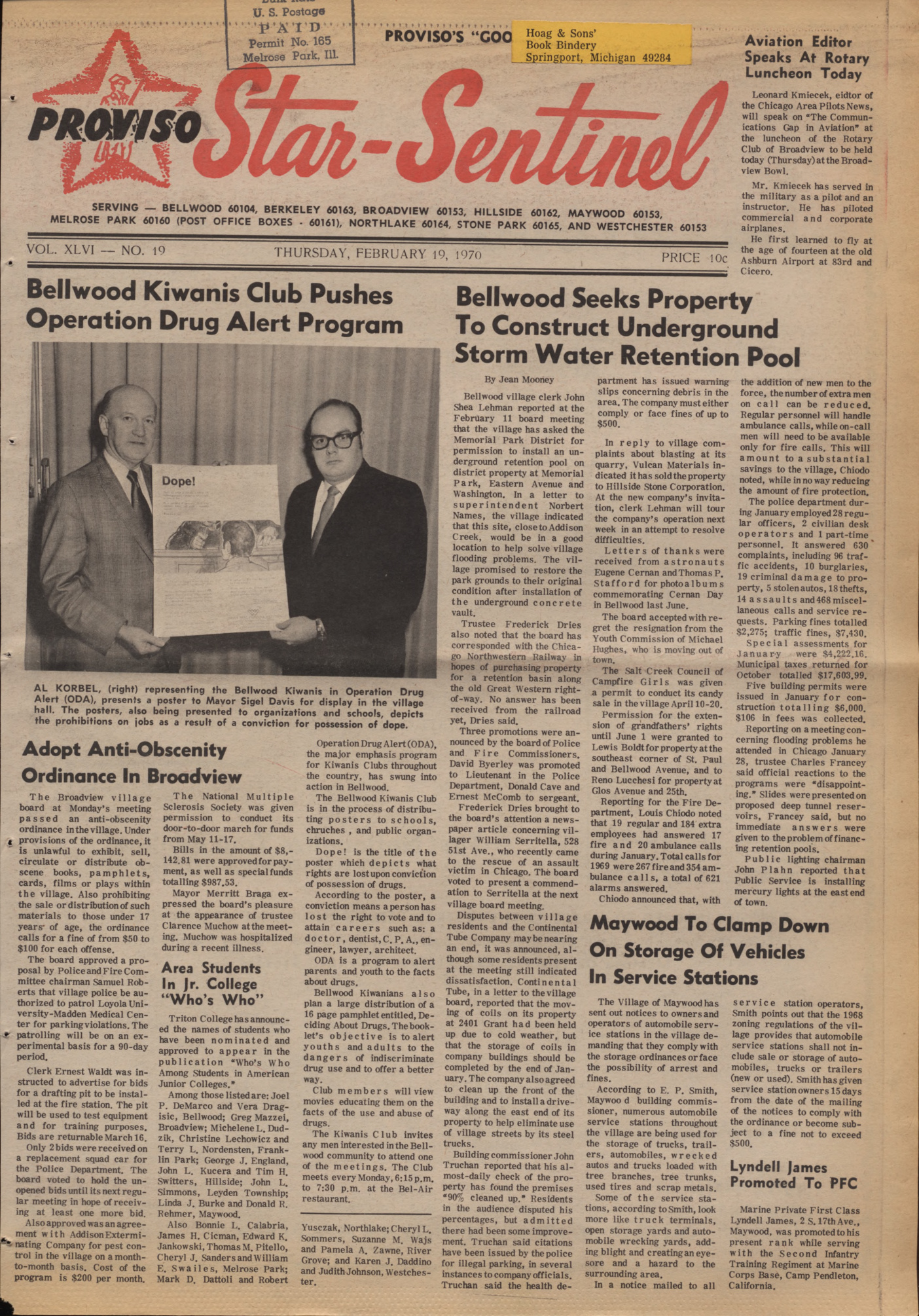 Proviso Star-Sentinel – 19700219