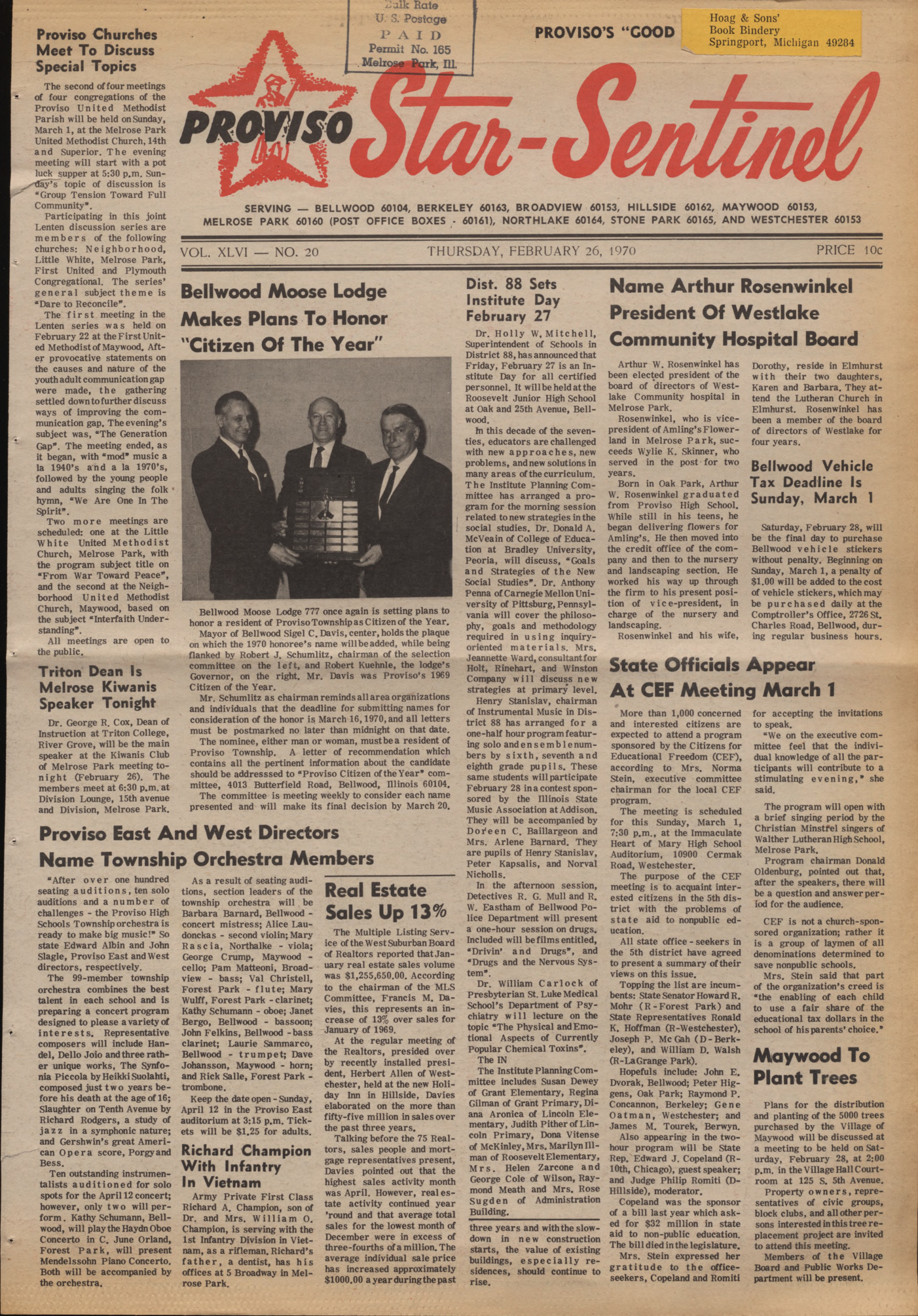 Proviso Star-Sentinel – 19700226