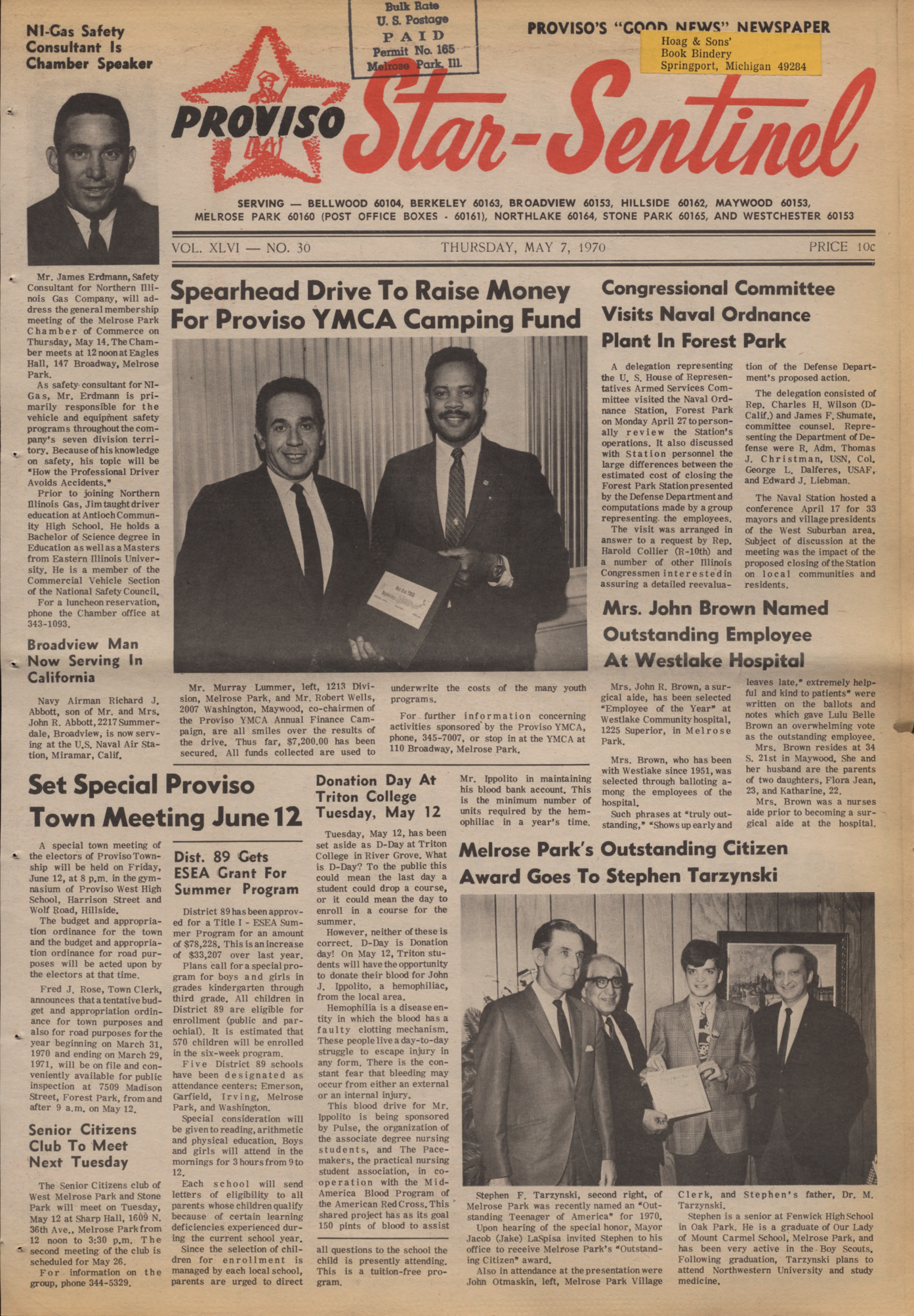 Proviso Star-Sentinel – 19700507