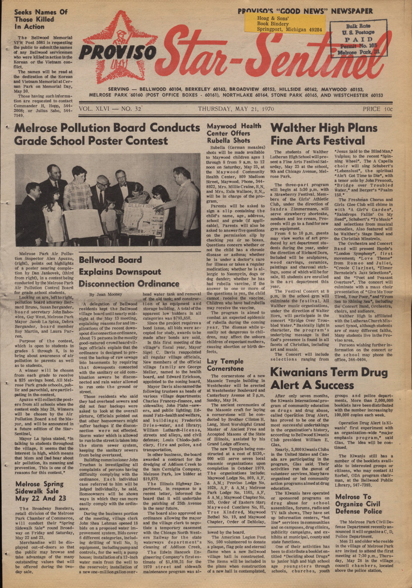 Proviso Star-Sentinel – 19700521
