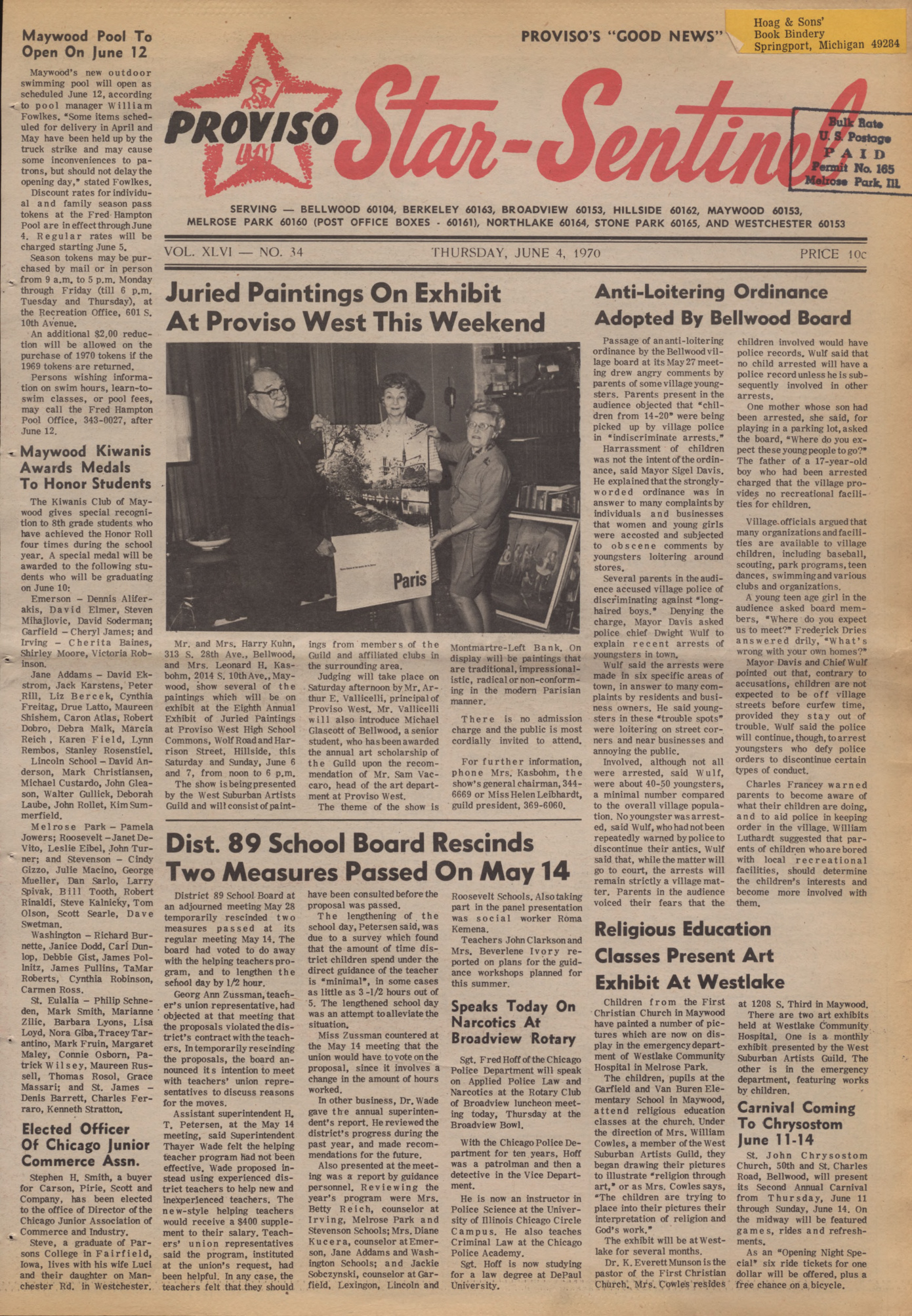 Proviso Star-Sentinel – 19700604