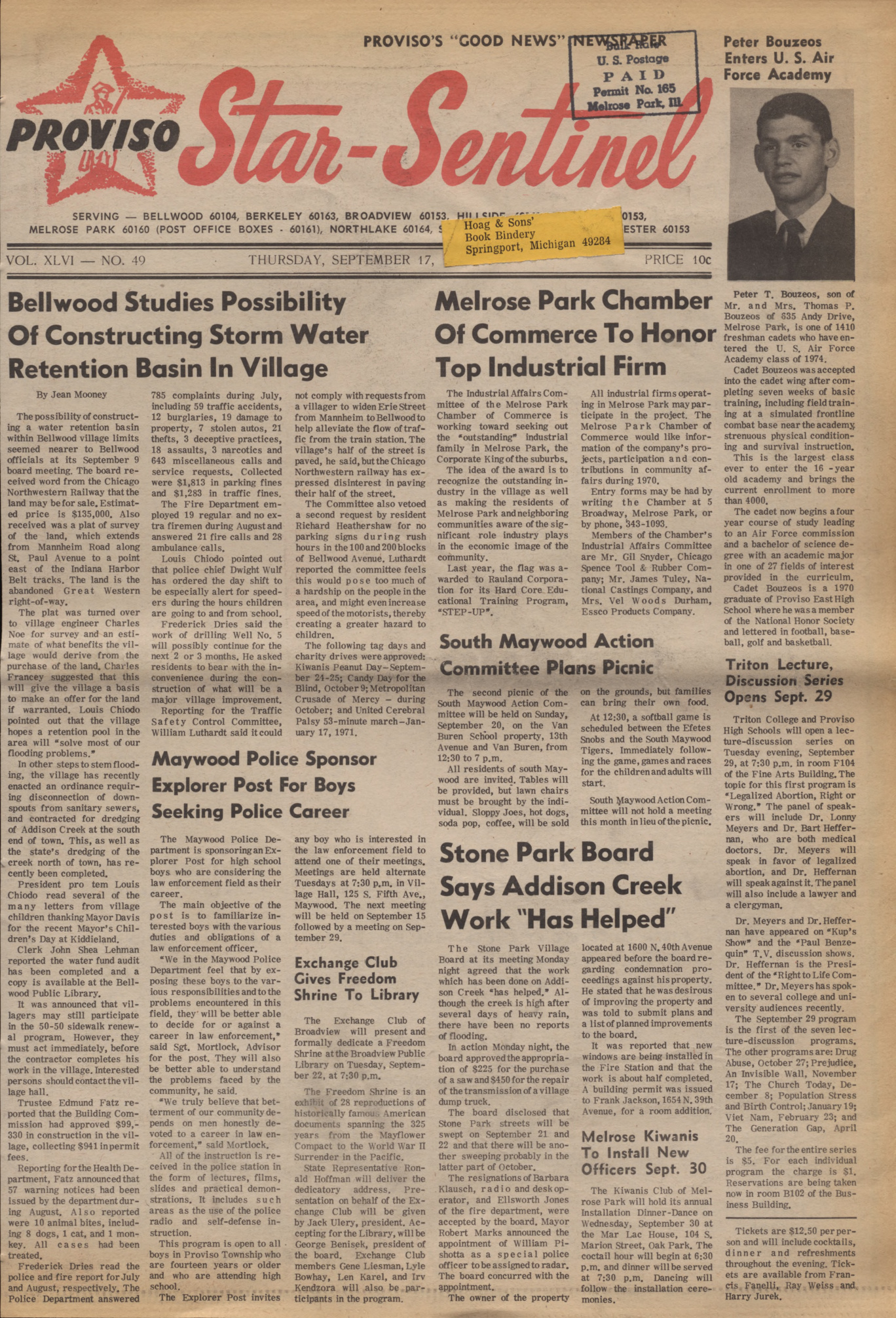 Proviso Star-Sentinel – 19700917