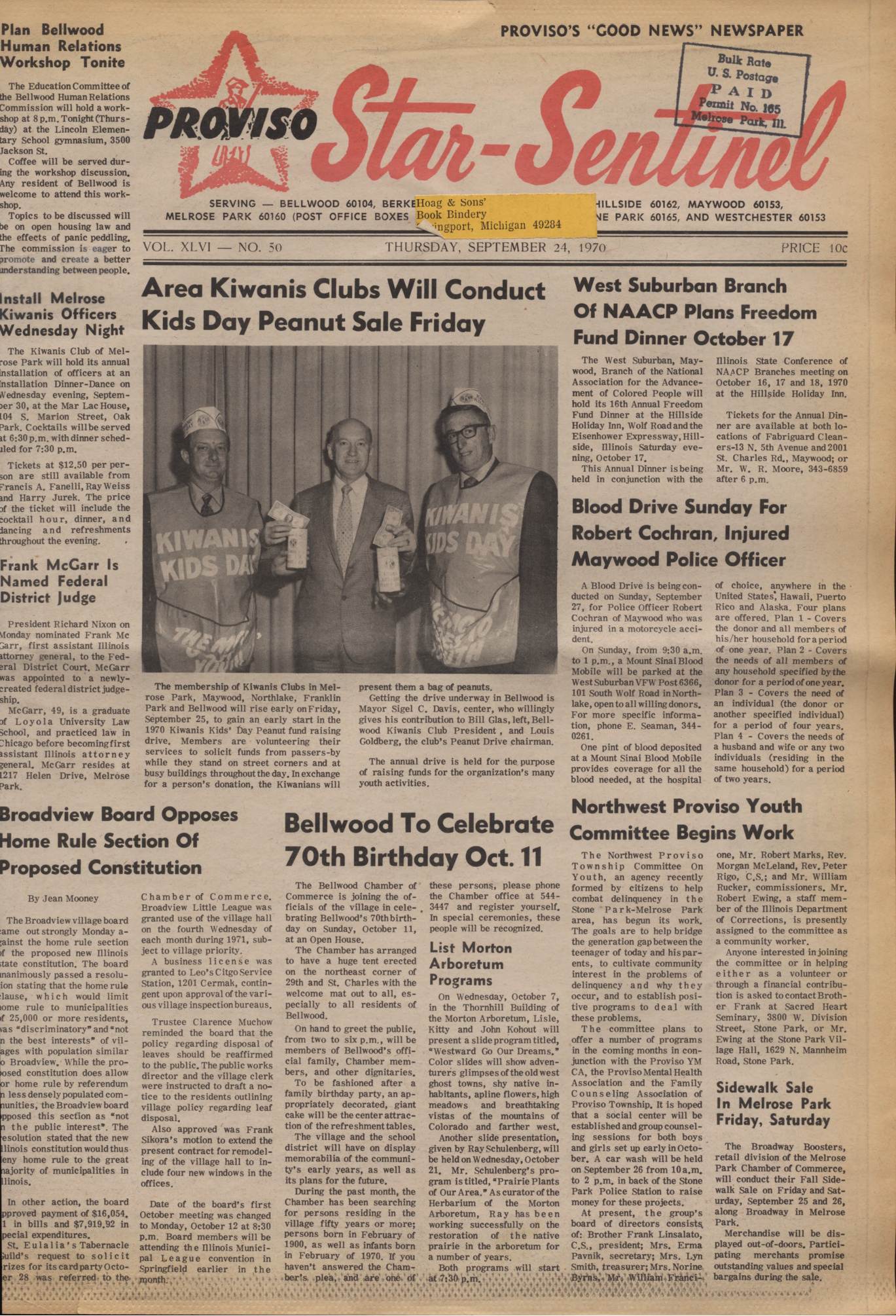 Proviso Star-Sentinel – 19700924