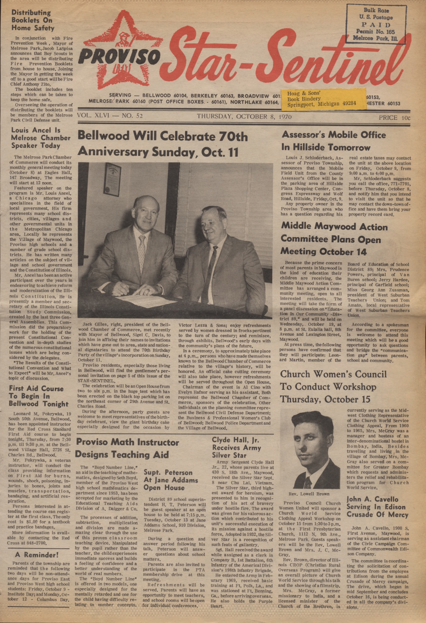Proviso Star-Sentinel – 19701008