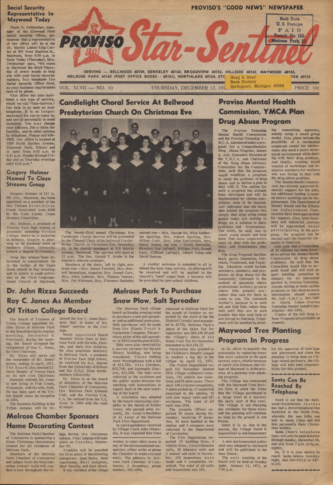 Proviso Star-Sentinel – 19701217