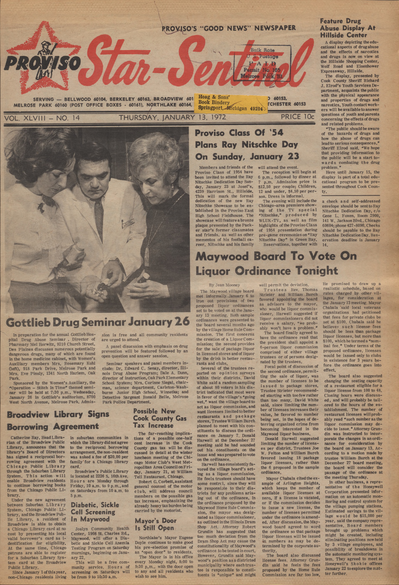 Proviso Star-Sentinel – 19720113