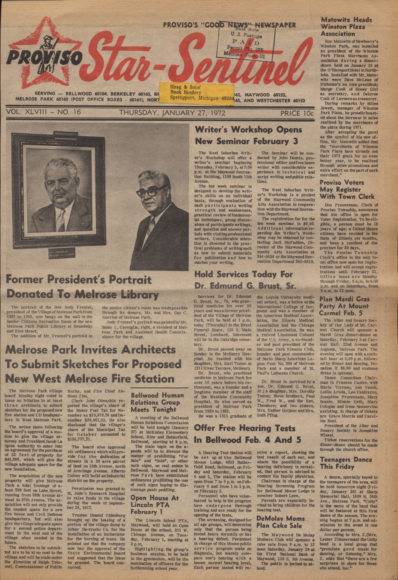 Proviso Star-Sentinel – 19720127