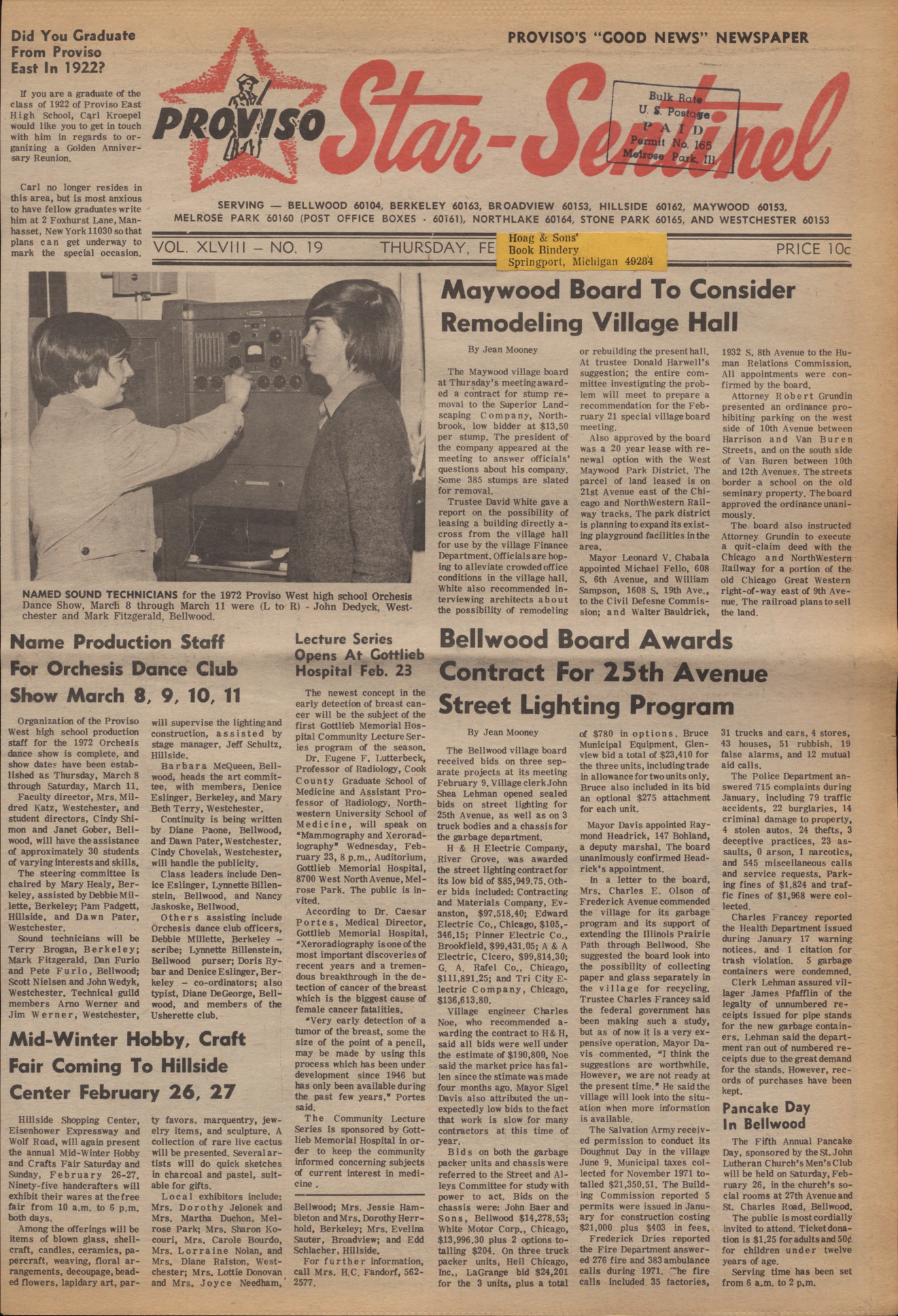 Proviso Star-Sentinel – 19720217