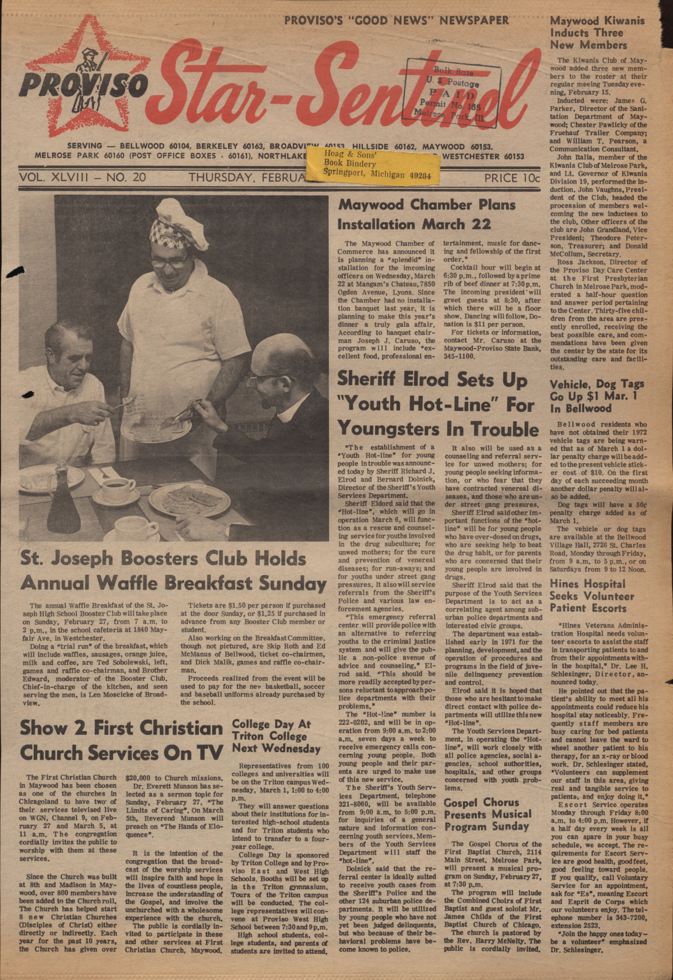 Proviso Star-Sentinel – 19720224