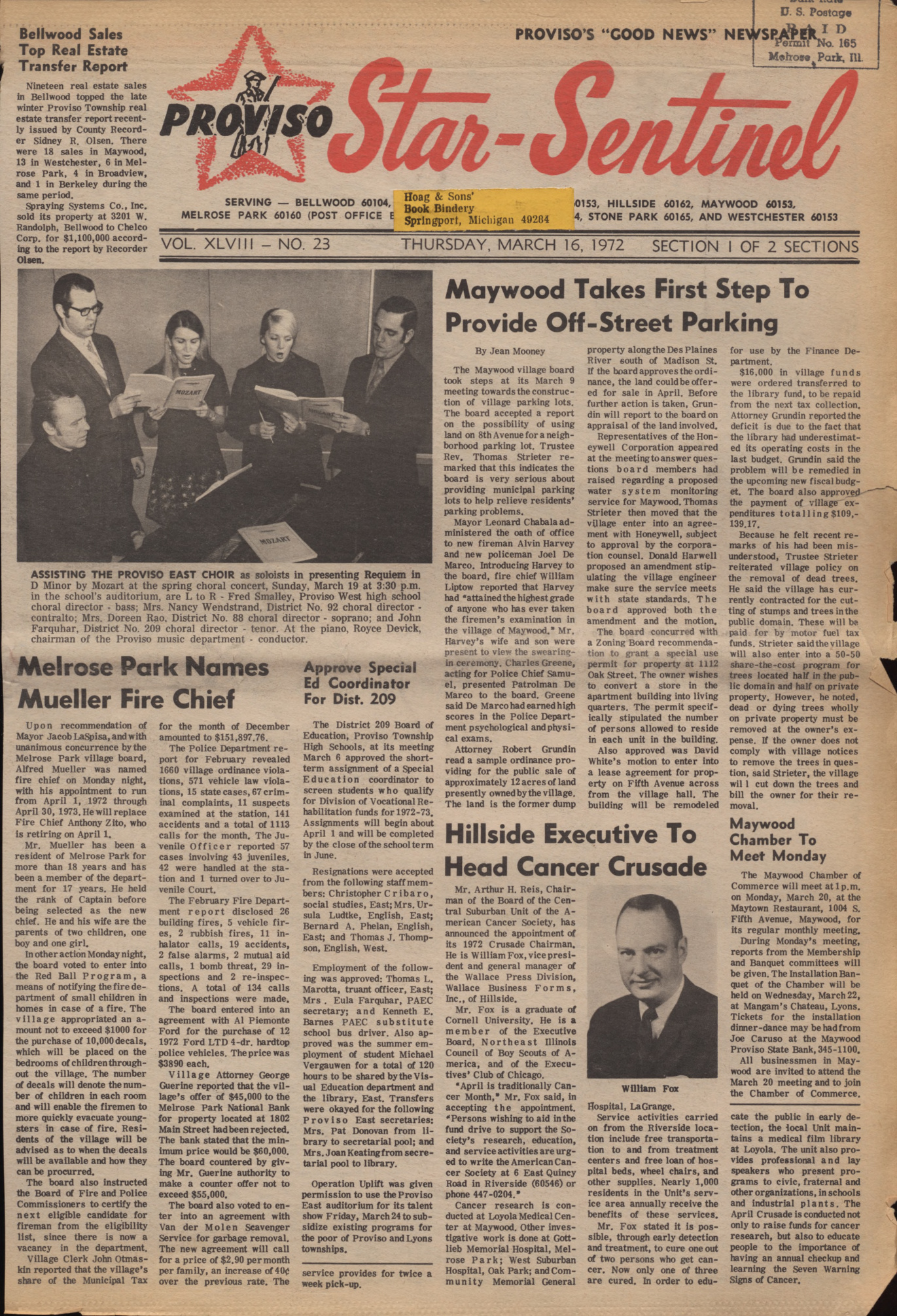 Proviso Star-Sentinel – 19720316