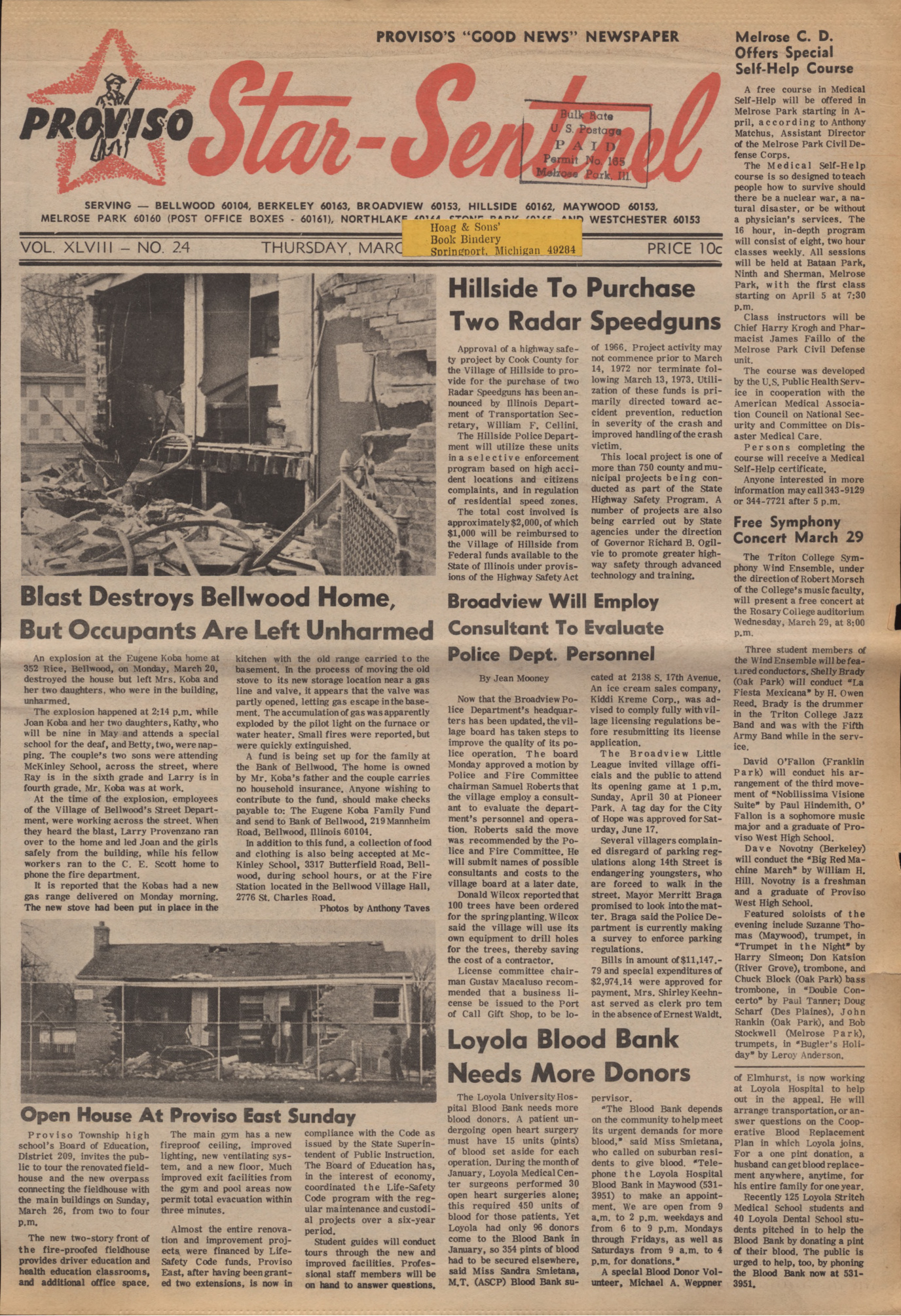 Proviso Star-Sentinel – 19720323