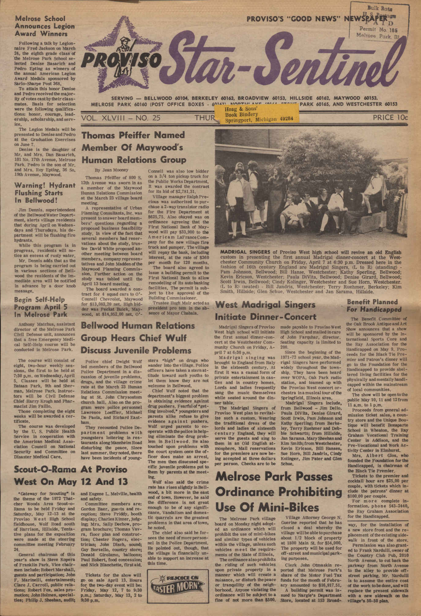 Proviso Star-Sentinel – 19720330