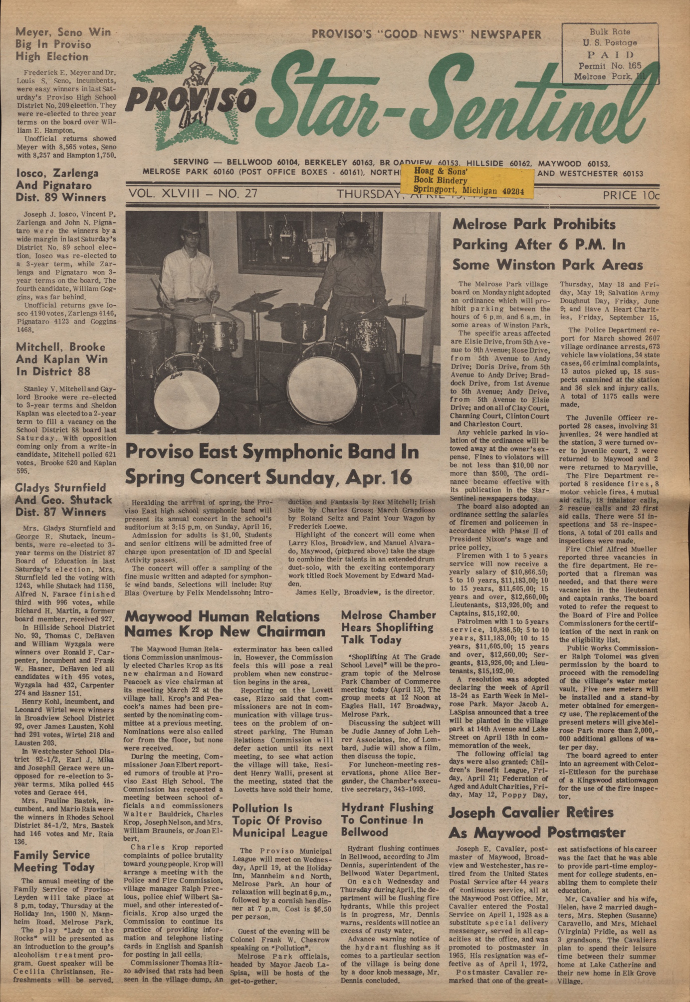 Proviso Star-Sentinel – 19720413