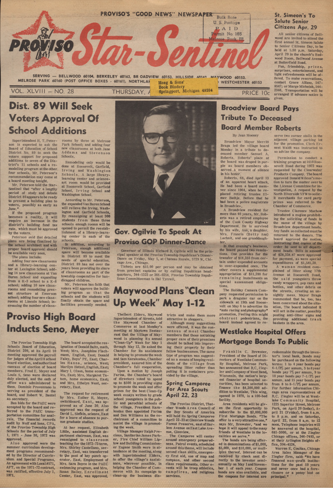 Proviso Star-Sentinel – 19720420