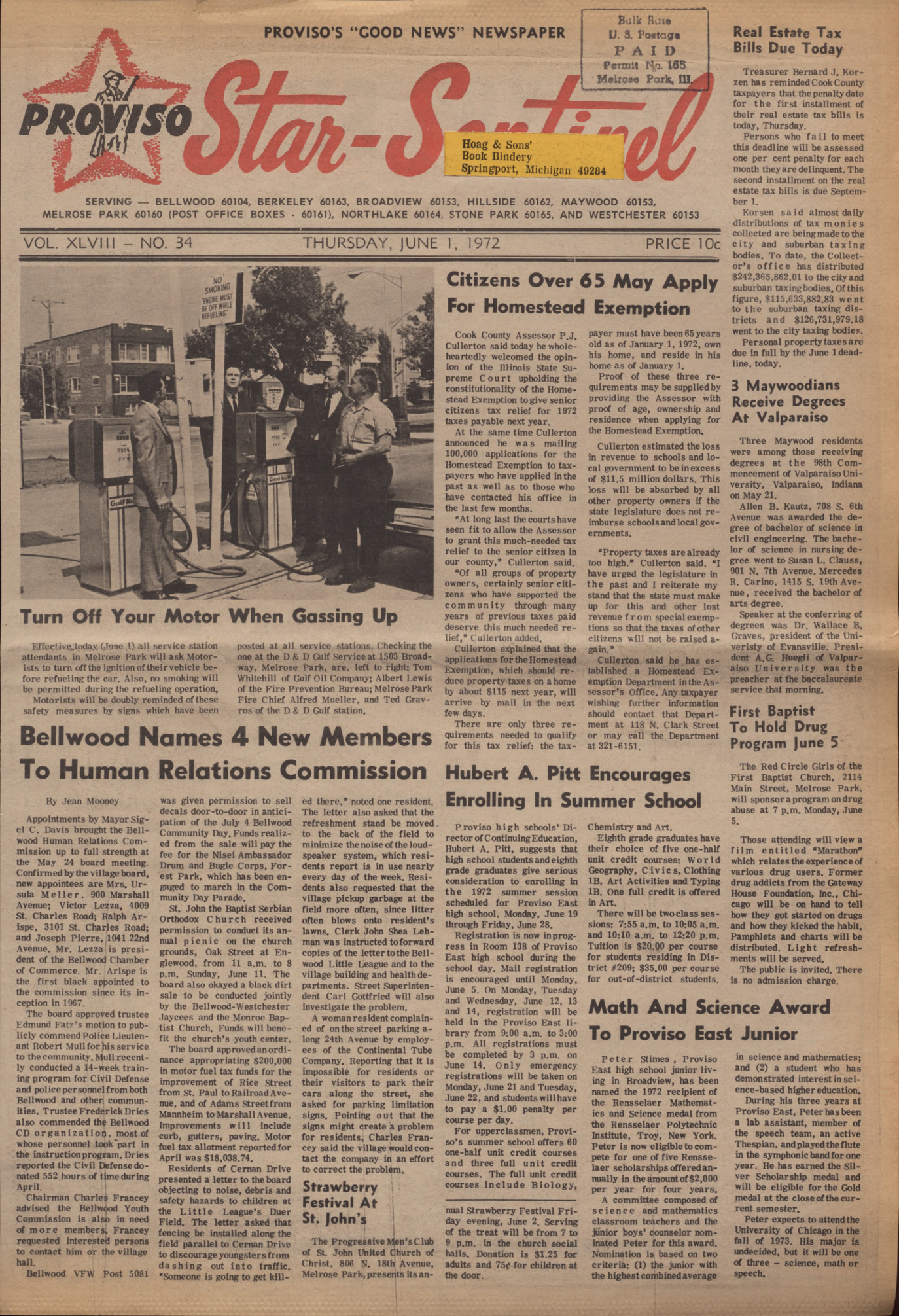 Proviso Star-Sentinel – 19720601