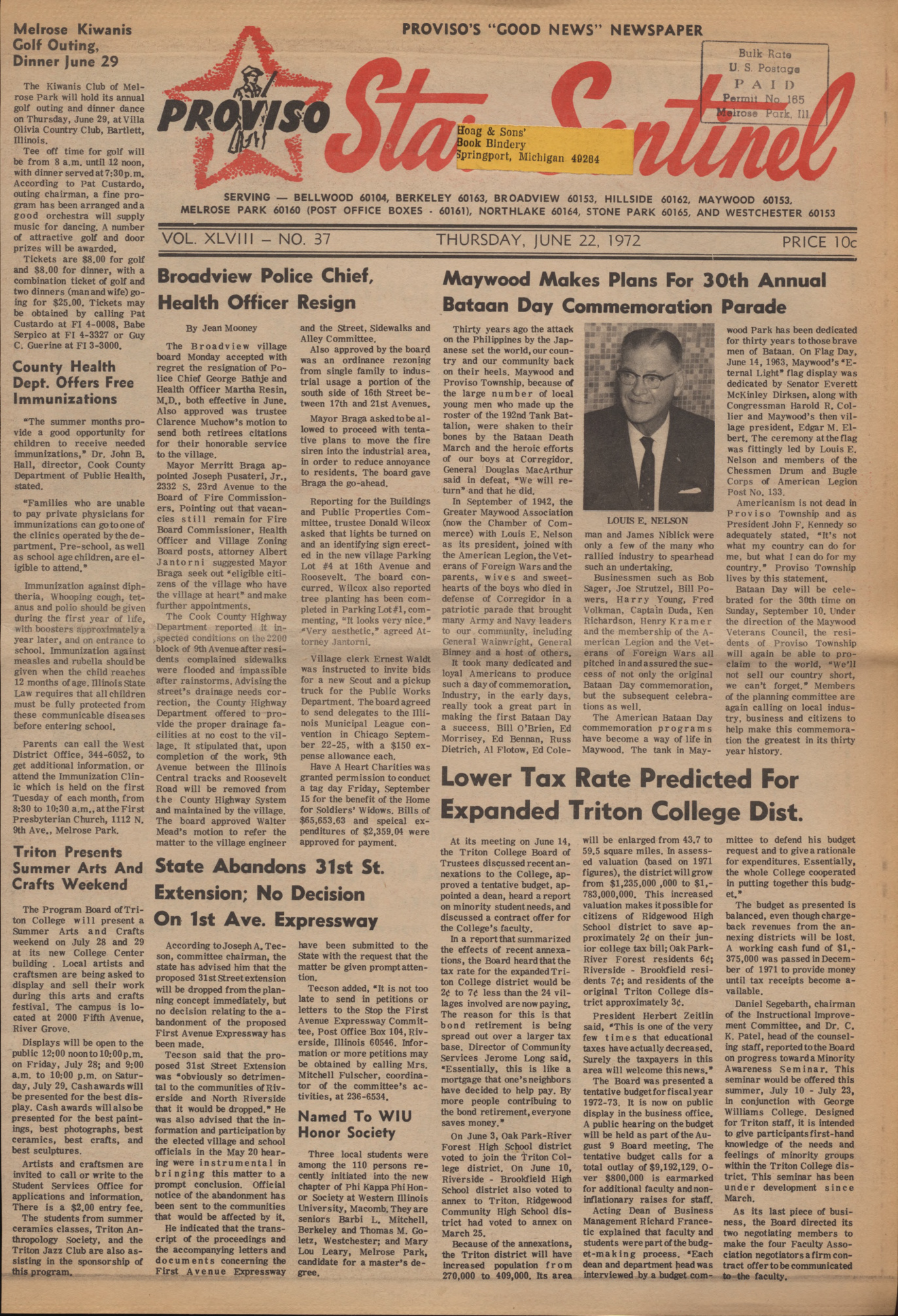 Proviso Star-Sentinel – 19720622