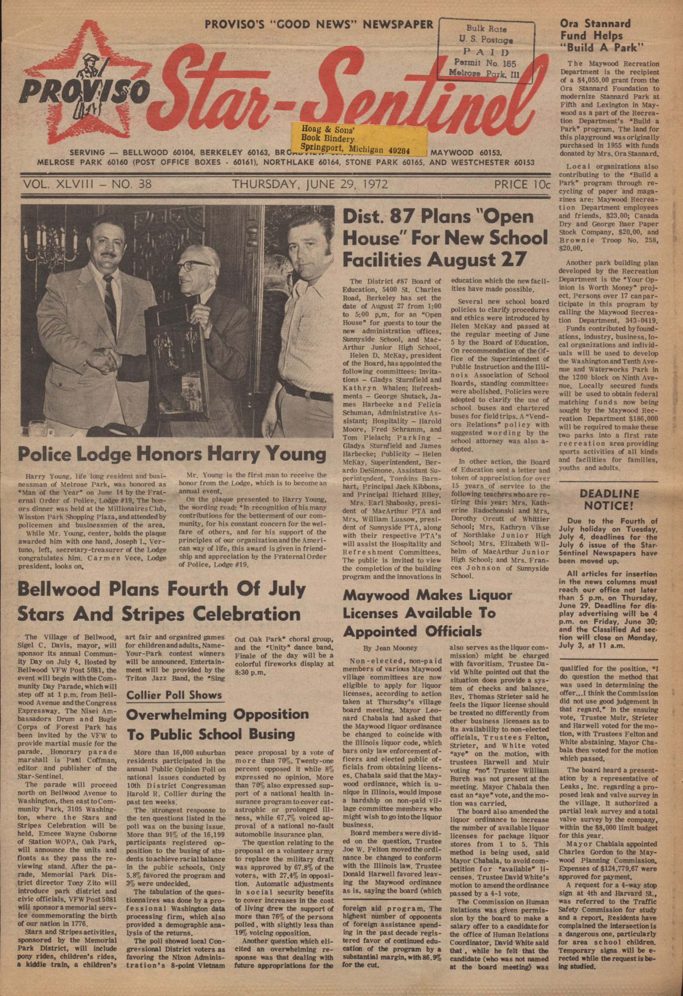 Proviso Star-Sentinel – 19720629