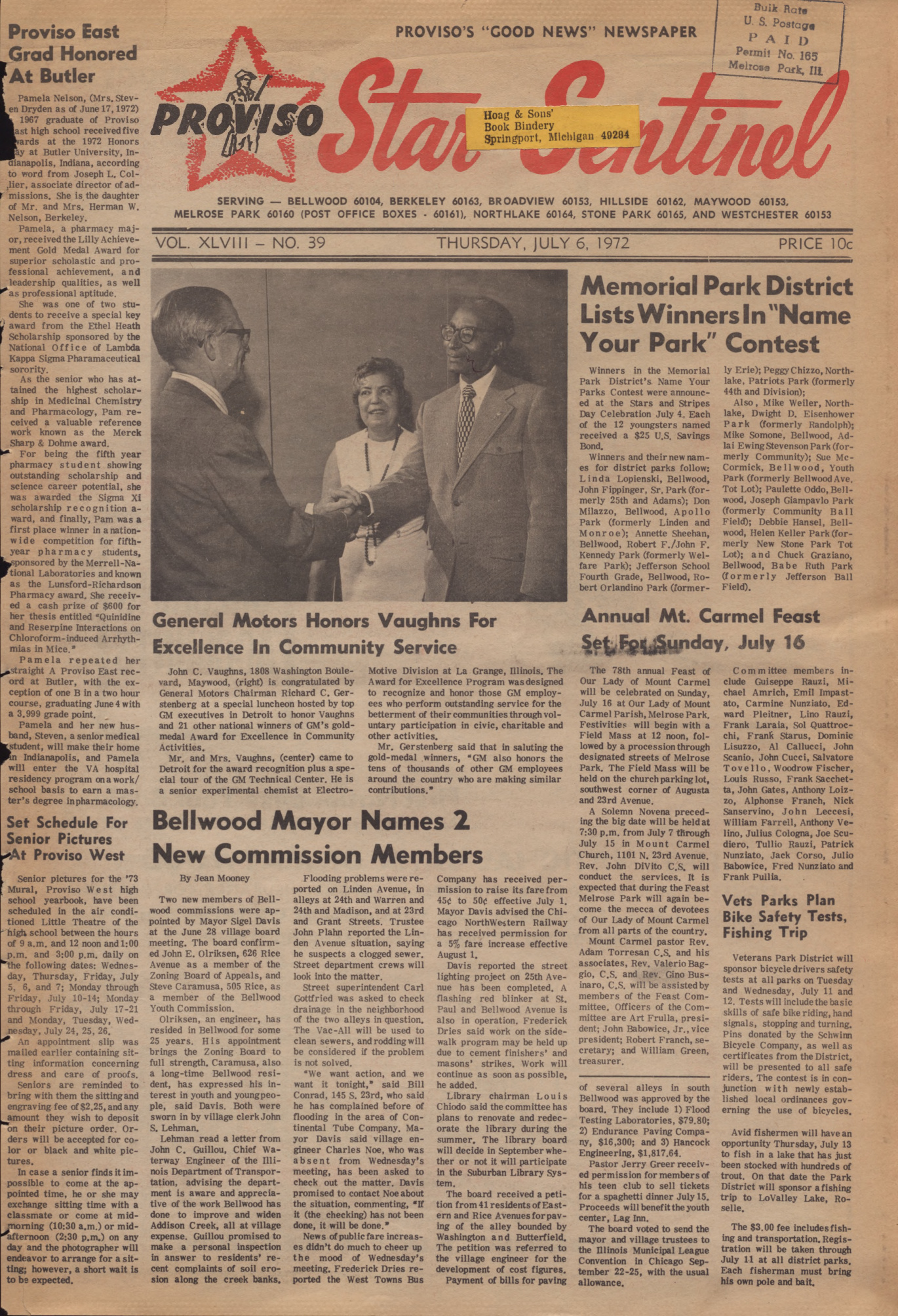 Proviso Star-Sentinel – 19720706