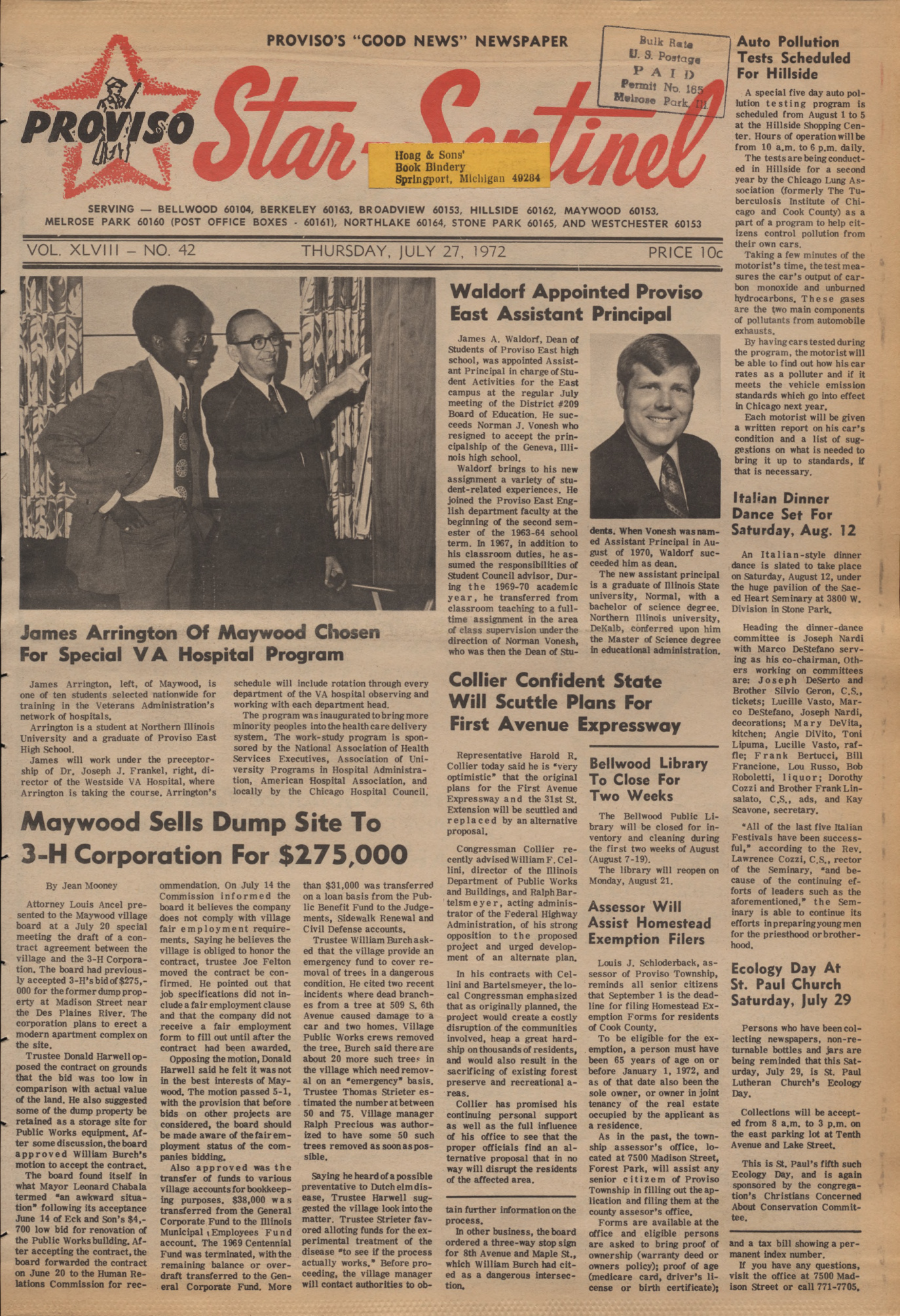 Proviso Star-Sentinel – 19720727