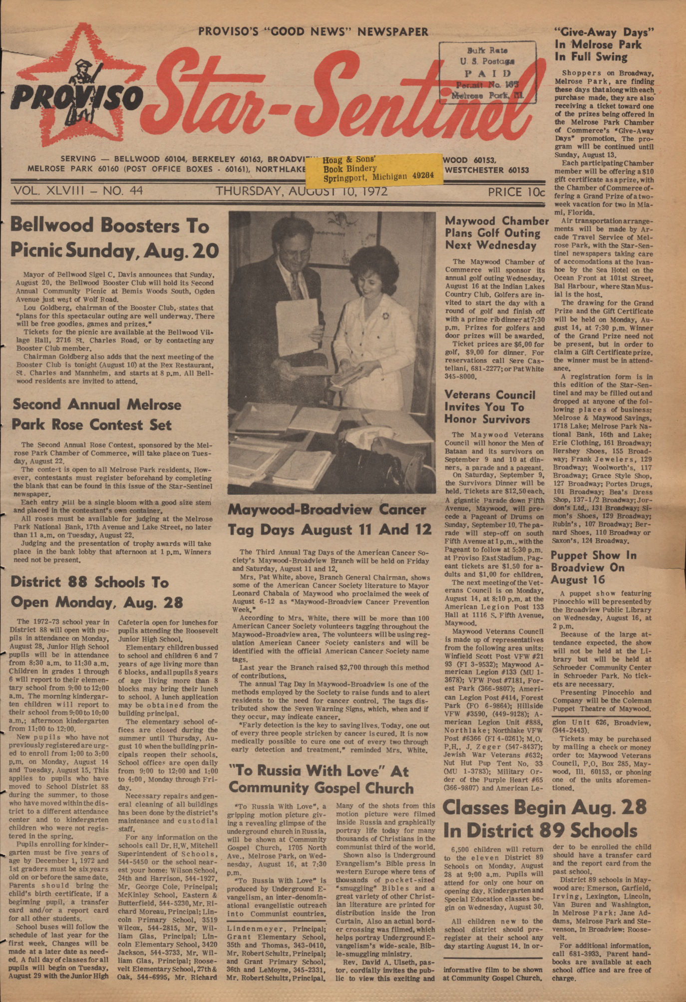 Proviso Star-Sentinel – 19720810