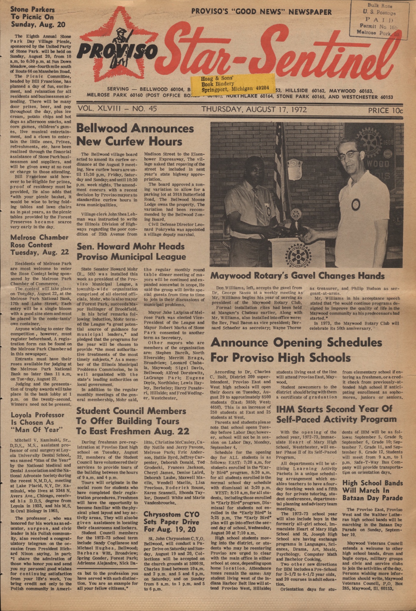 Proviso Star-Sentinel – 19720817