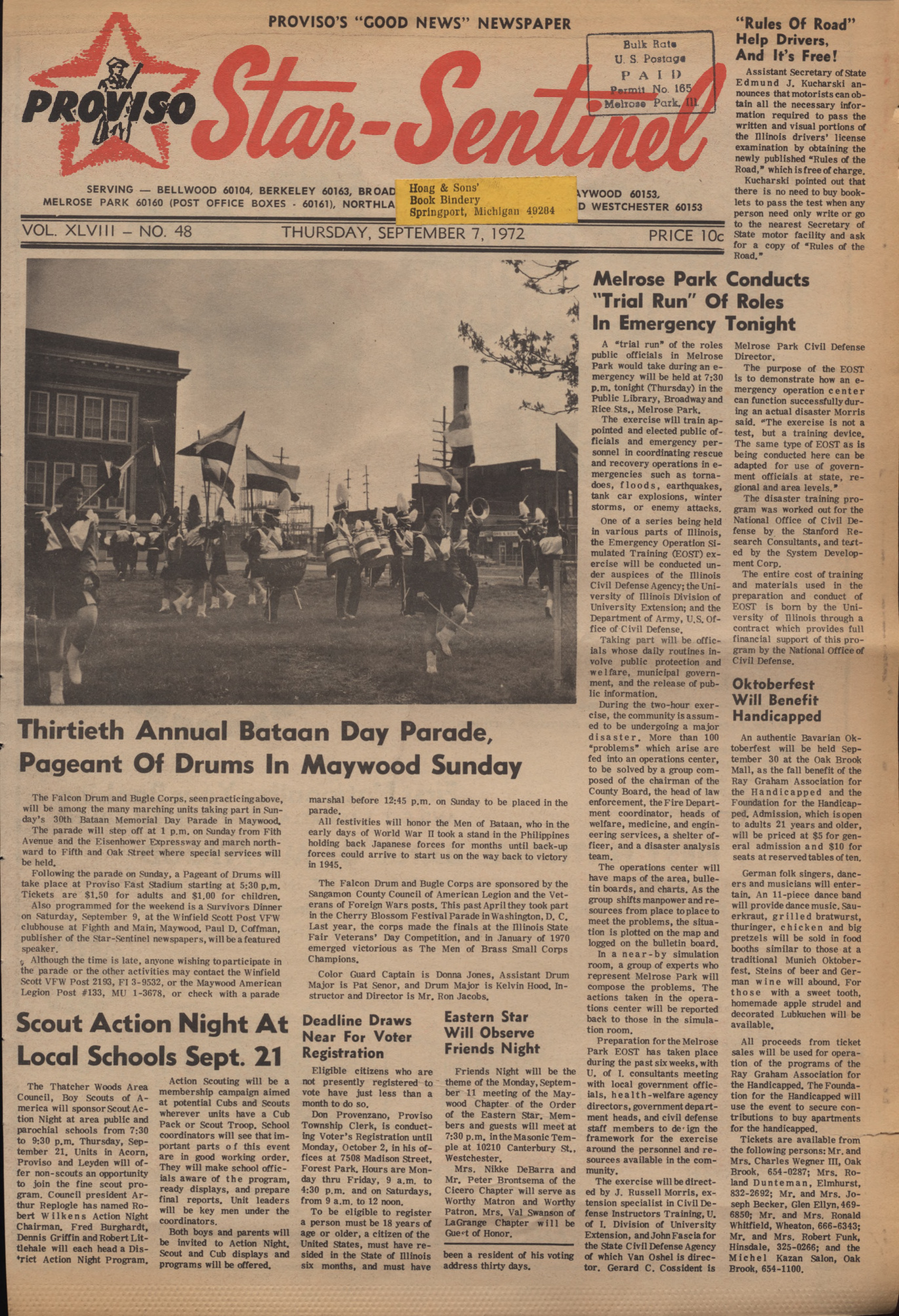 Proviso Star-Sentinel – 19720907