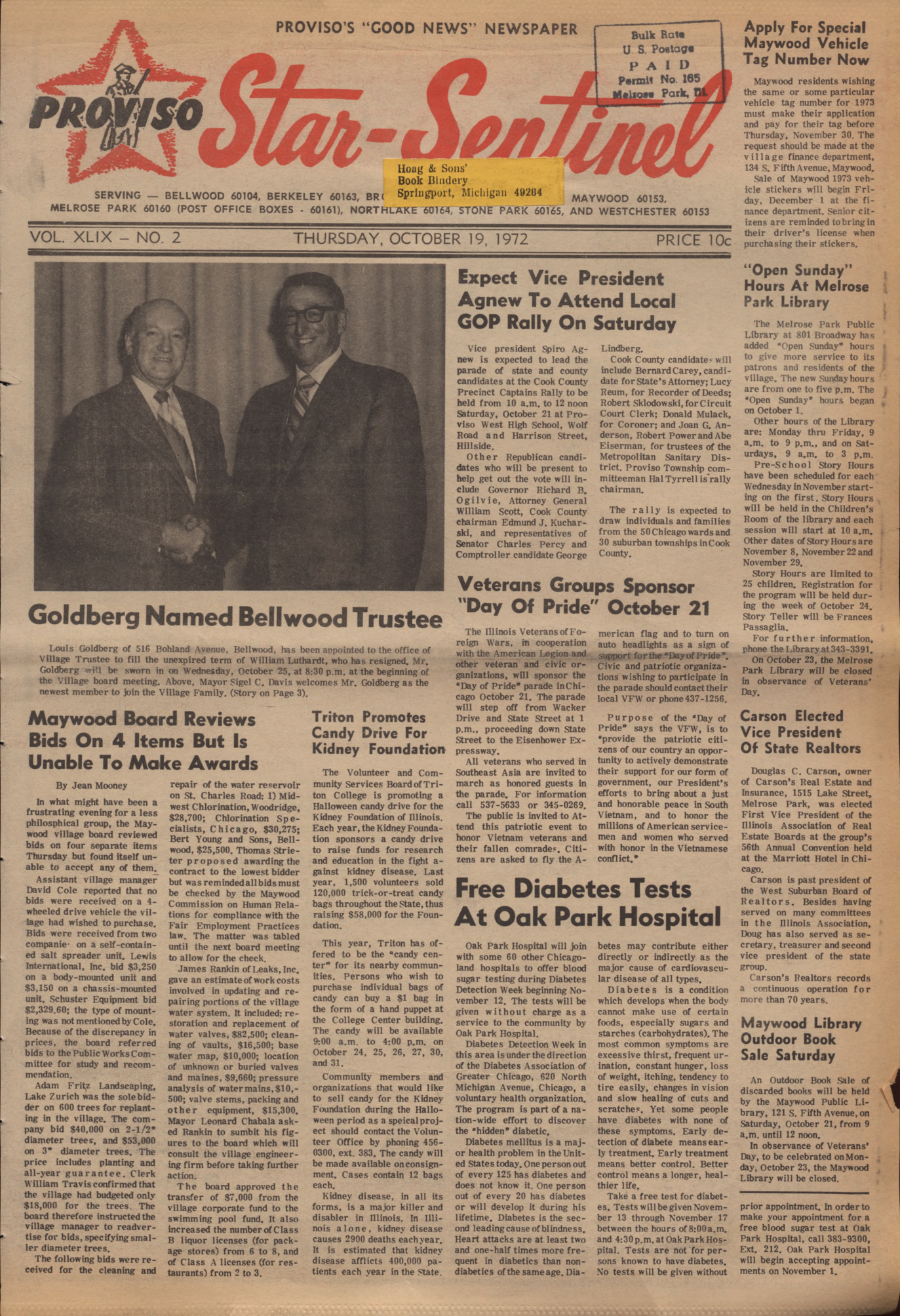 Proviso Star-Sentinel – 19721019