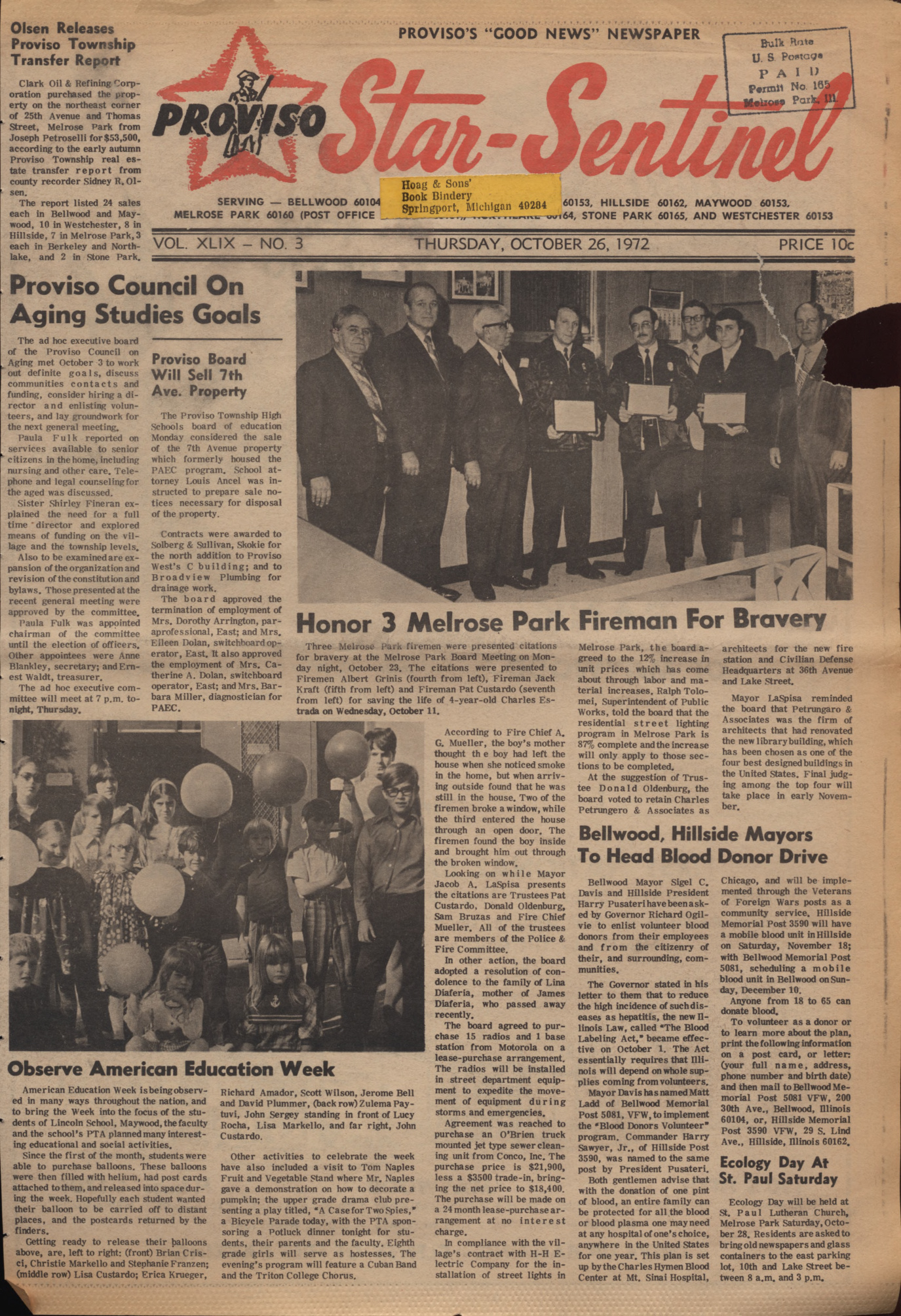 Proviso Star-Sentinel – 19721026