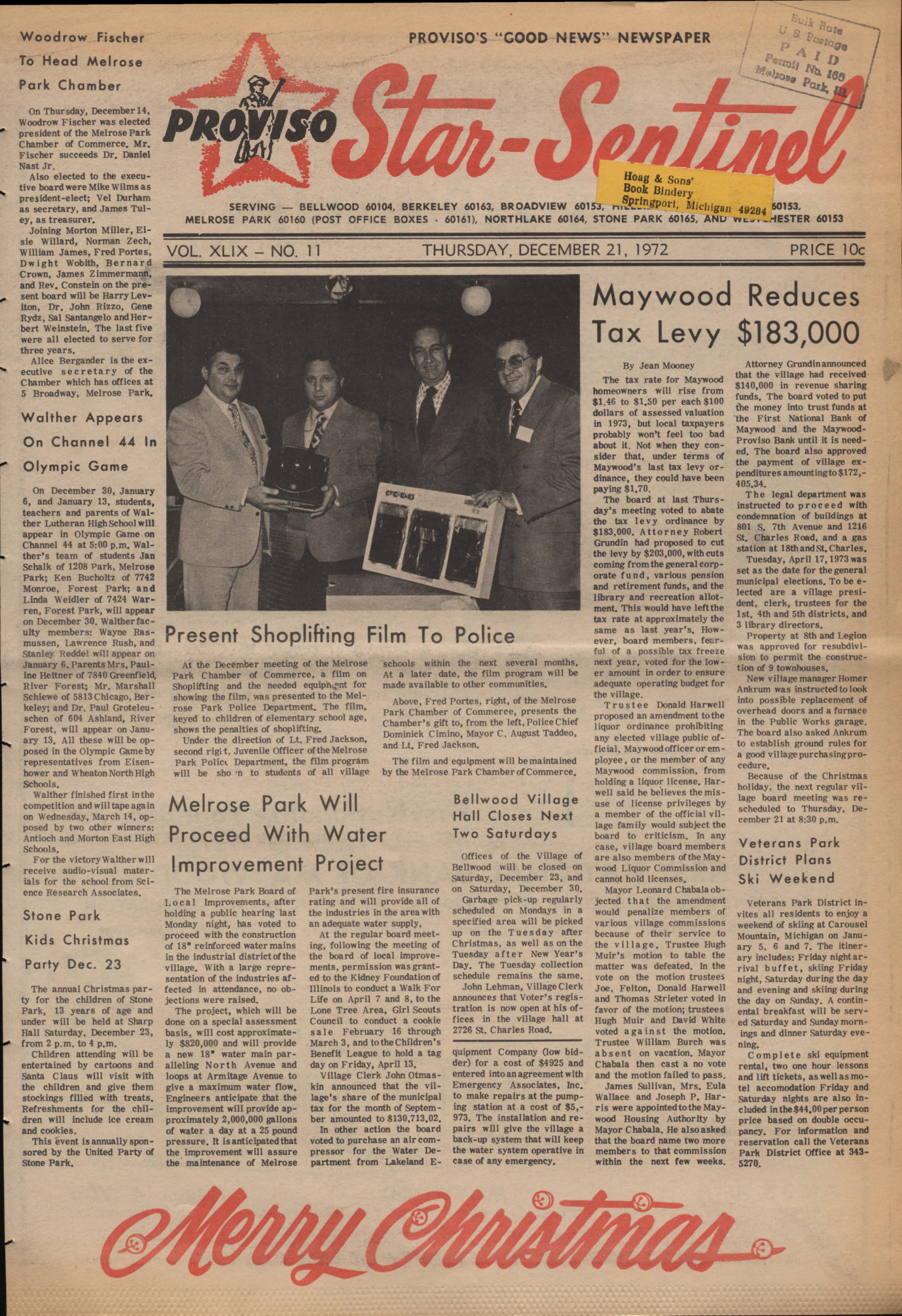 Proviso Star-Sentinel – 19721221